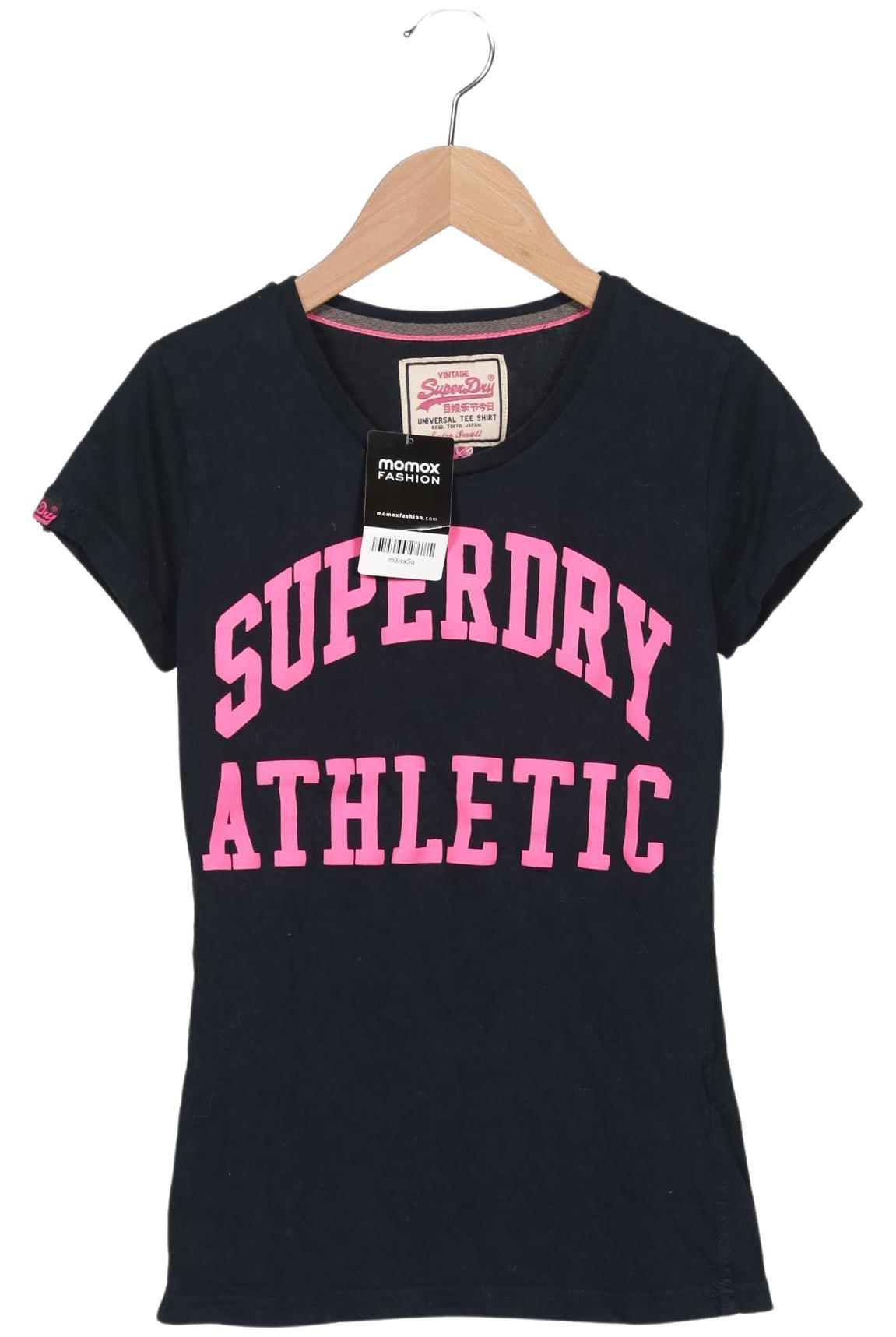 

Superdry Damen T-Shirt, marineblau, Gr. 34