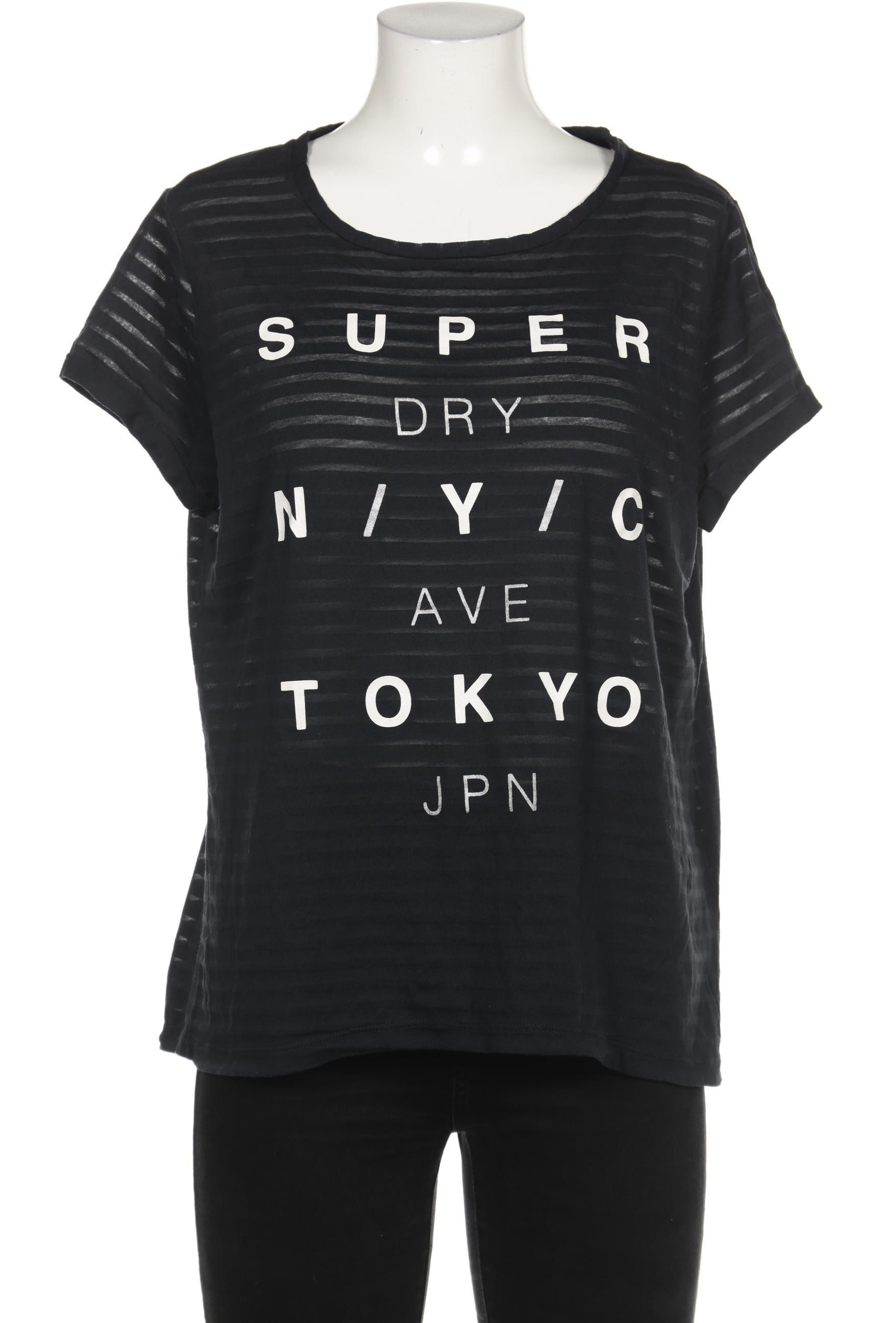 

Superdry Damen T-Shirt, schwarz, Gr. 38