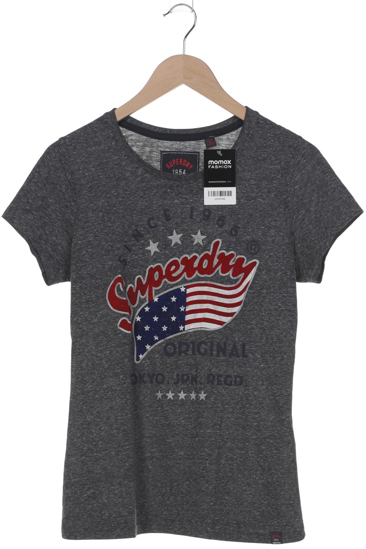 

Superdry Damen T-Shirt, grau, Gr. 42