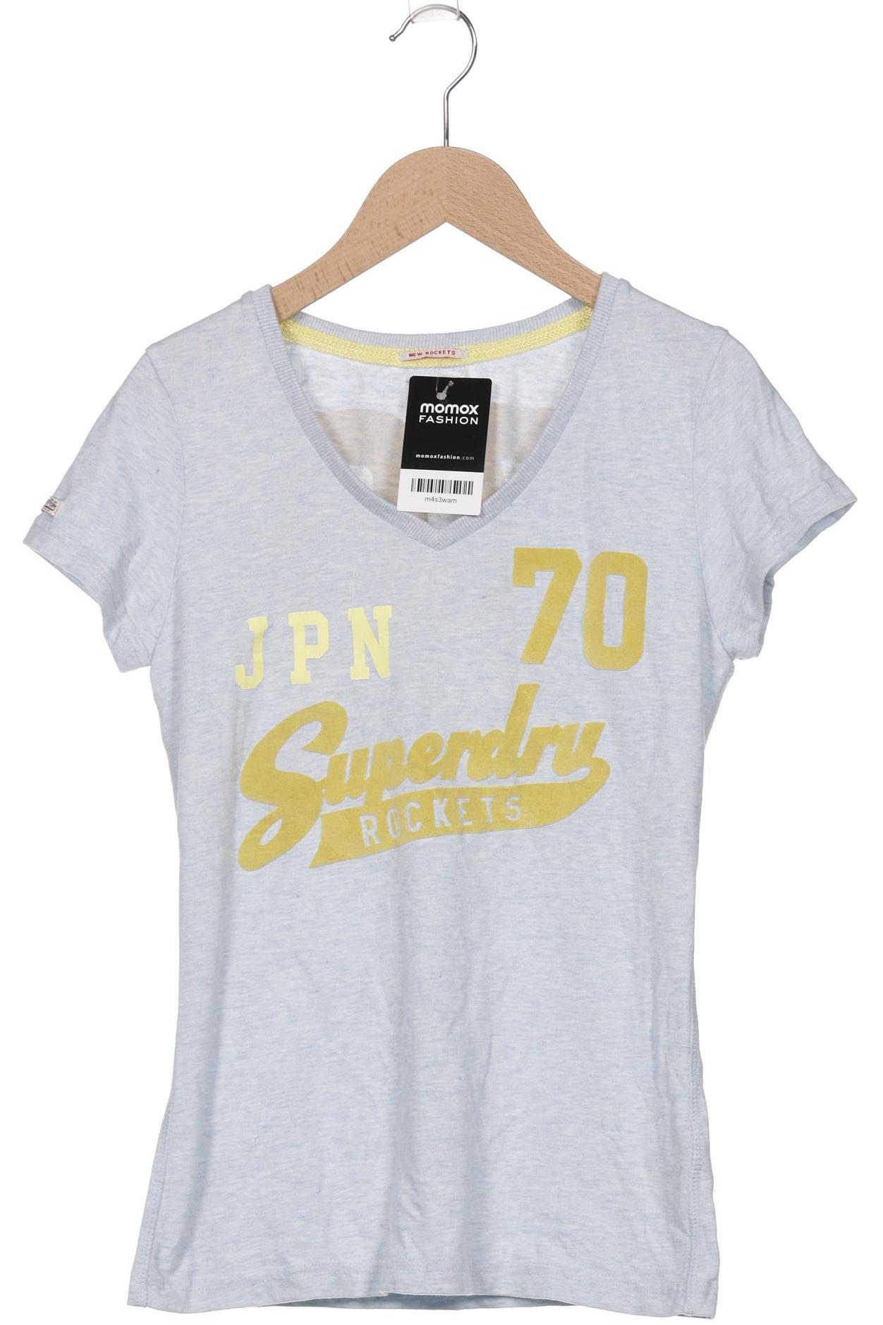 

Superdry Damen T-Shirt, hellblau, Gr. 36