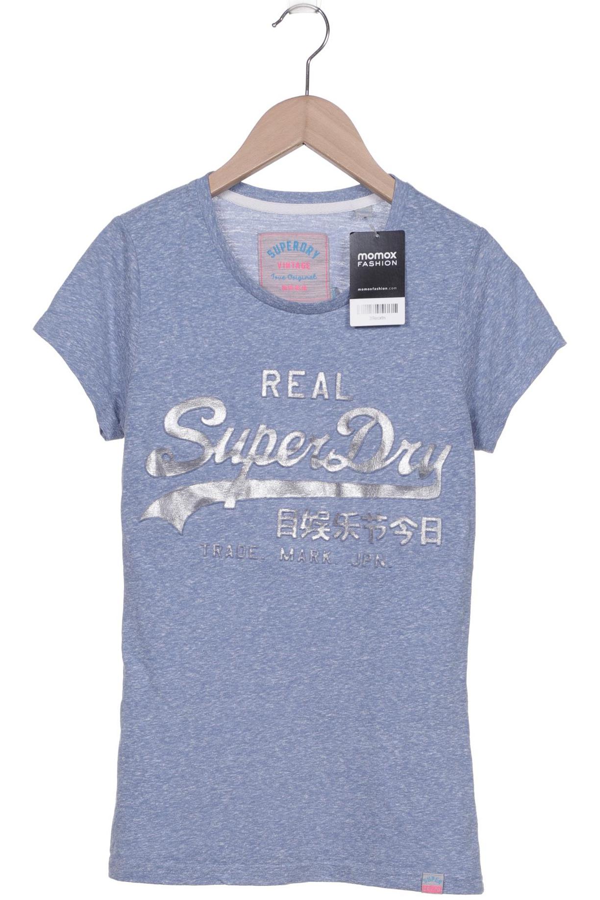 

Superdry Damen T-Shirt, blau, Gr. 36