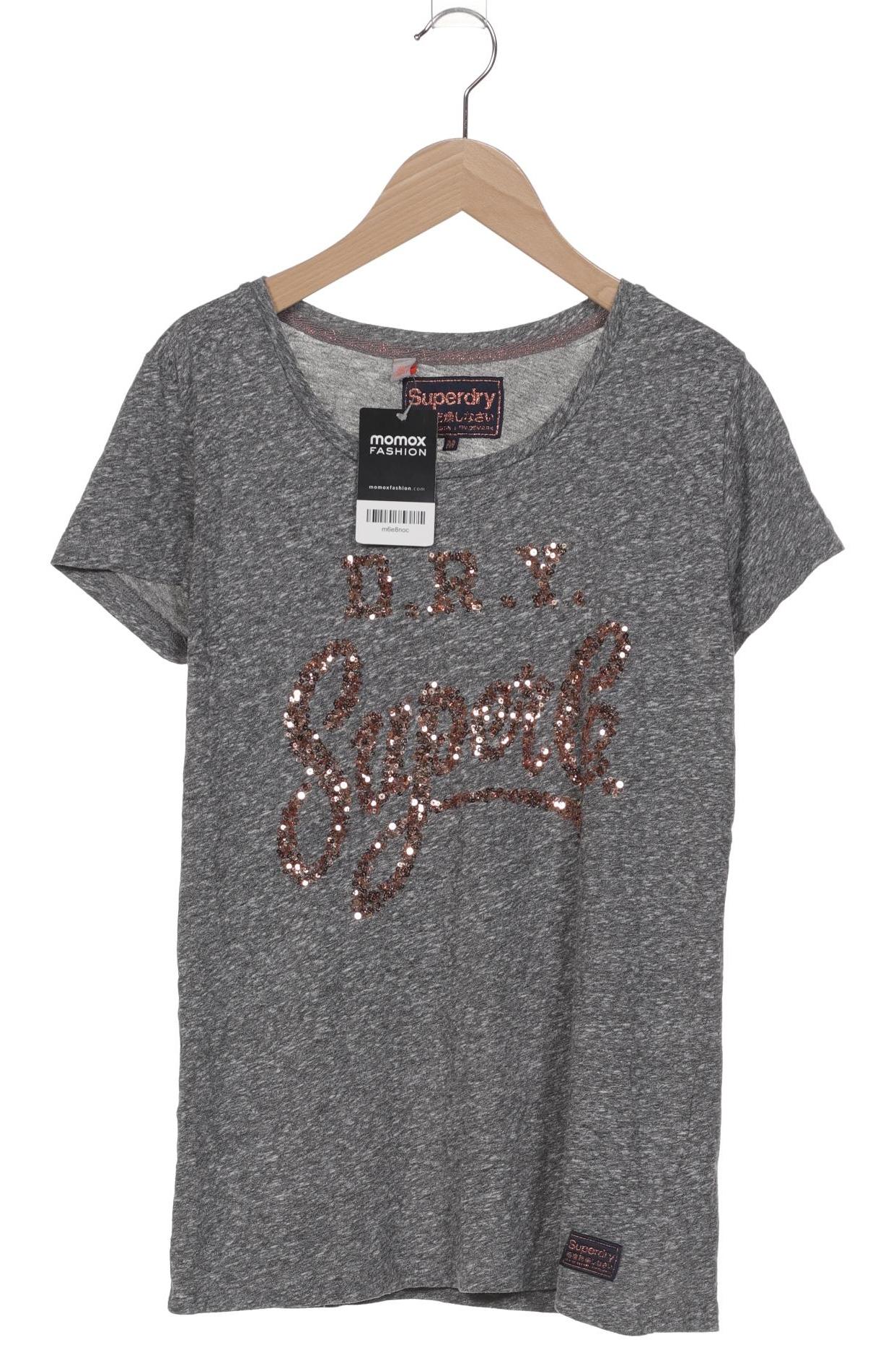 

Superdry Damen T-Shirt, grau, Gr. 38