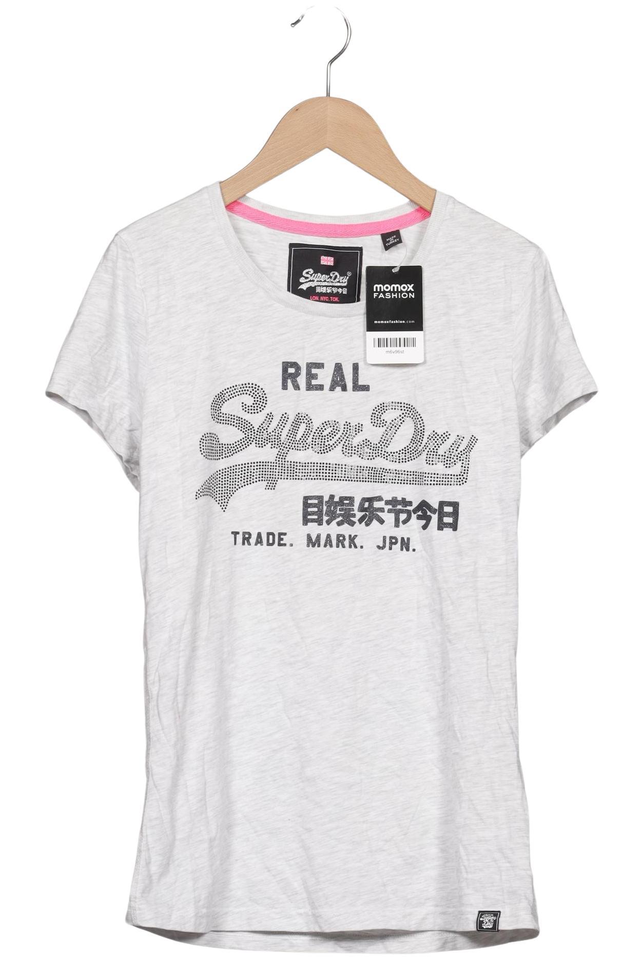 

Superdry Damen T-Shirt, grau, Gr. 40