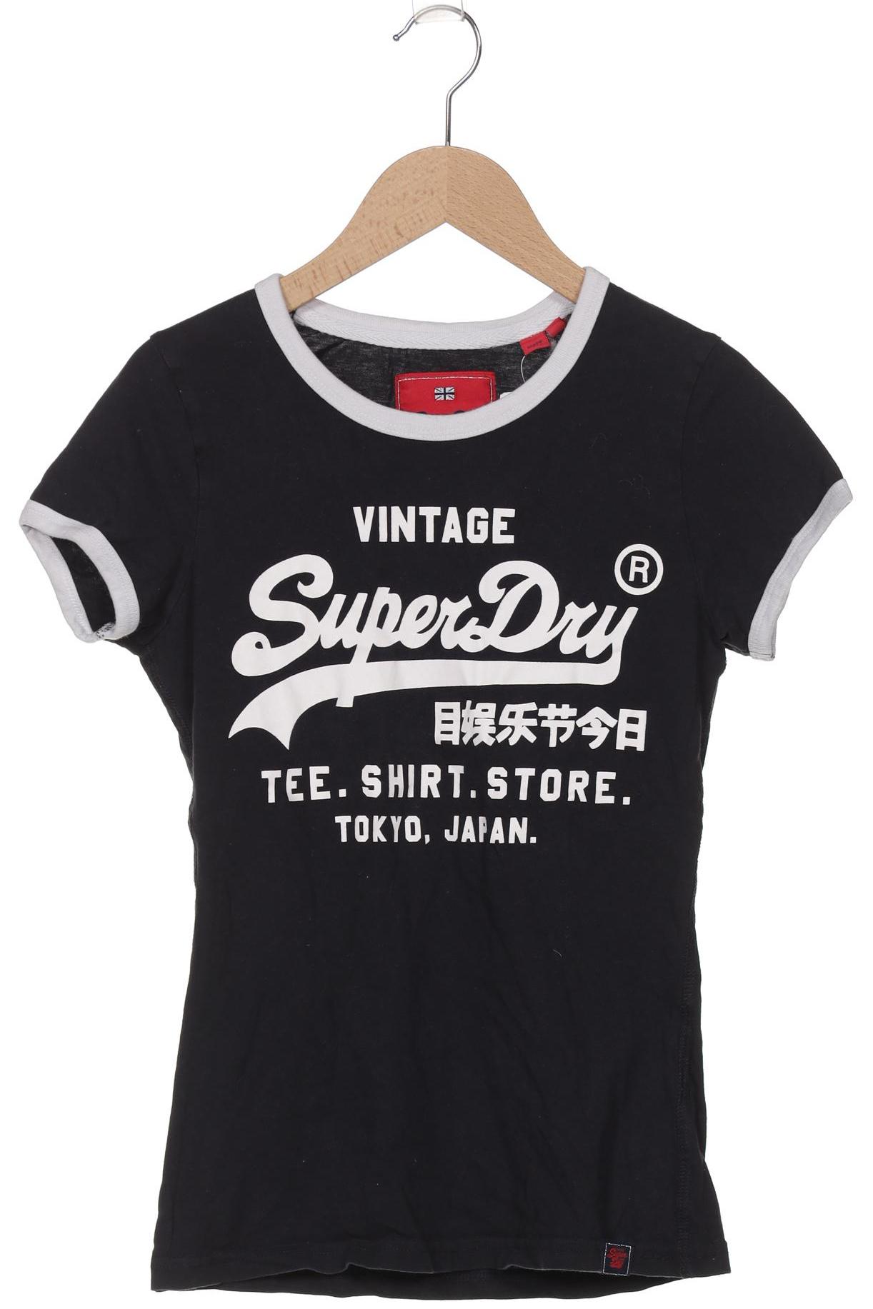 

Superdry Damen T-Shirt, marineblau, Gr. 36