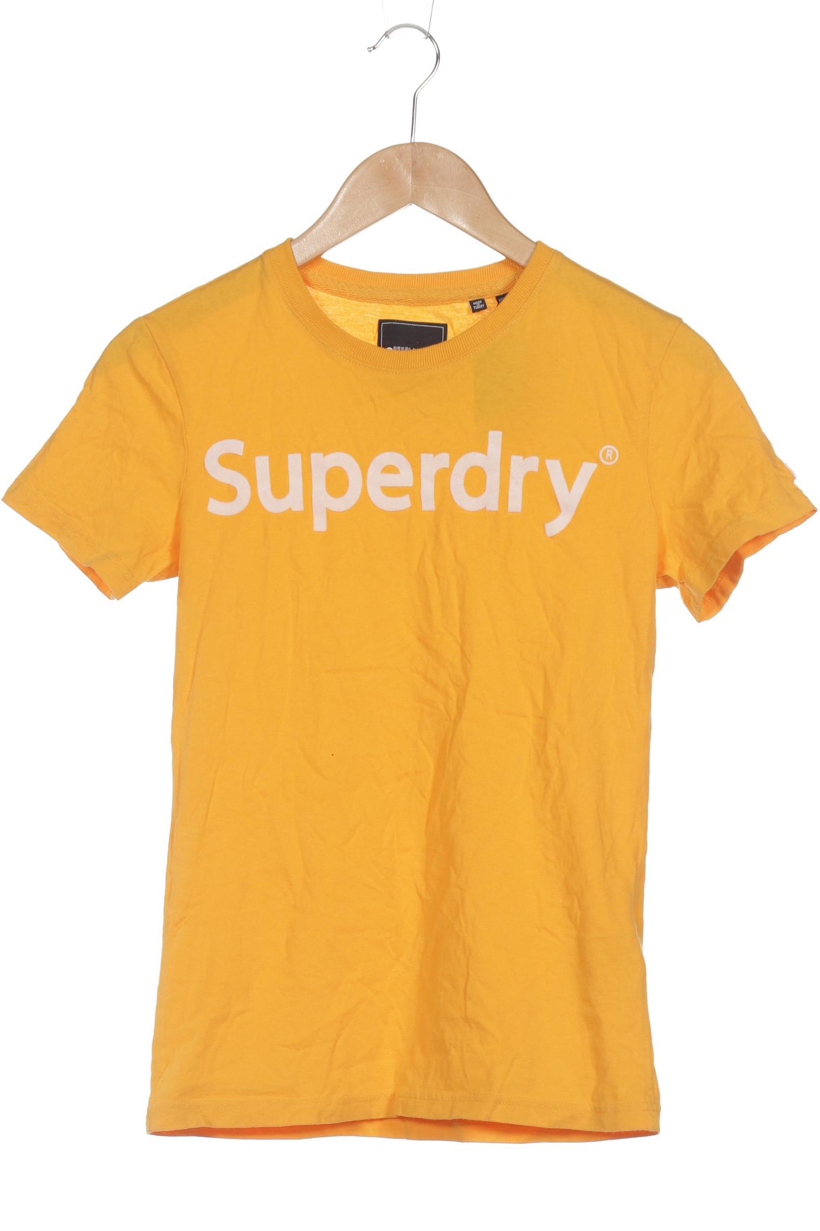 

Superdry Damen T-Shirt, orange, Gr. 34