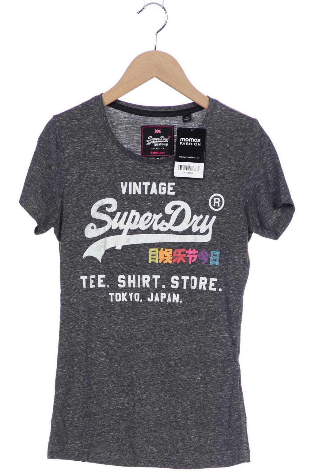 

Superdry Damen T-Shirt, grau, Gr. 36