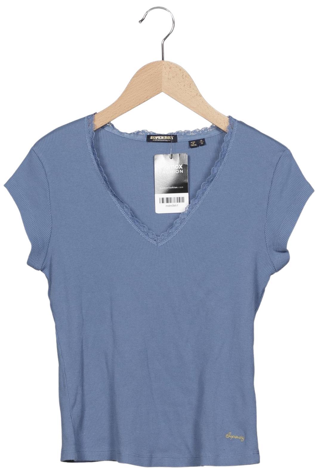 

Superdry Damen T-Shirt, hellblau, Gr. 10