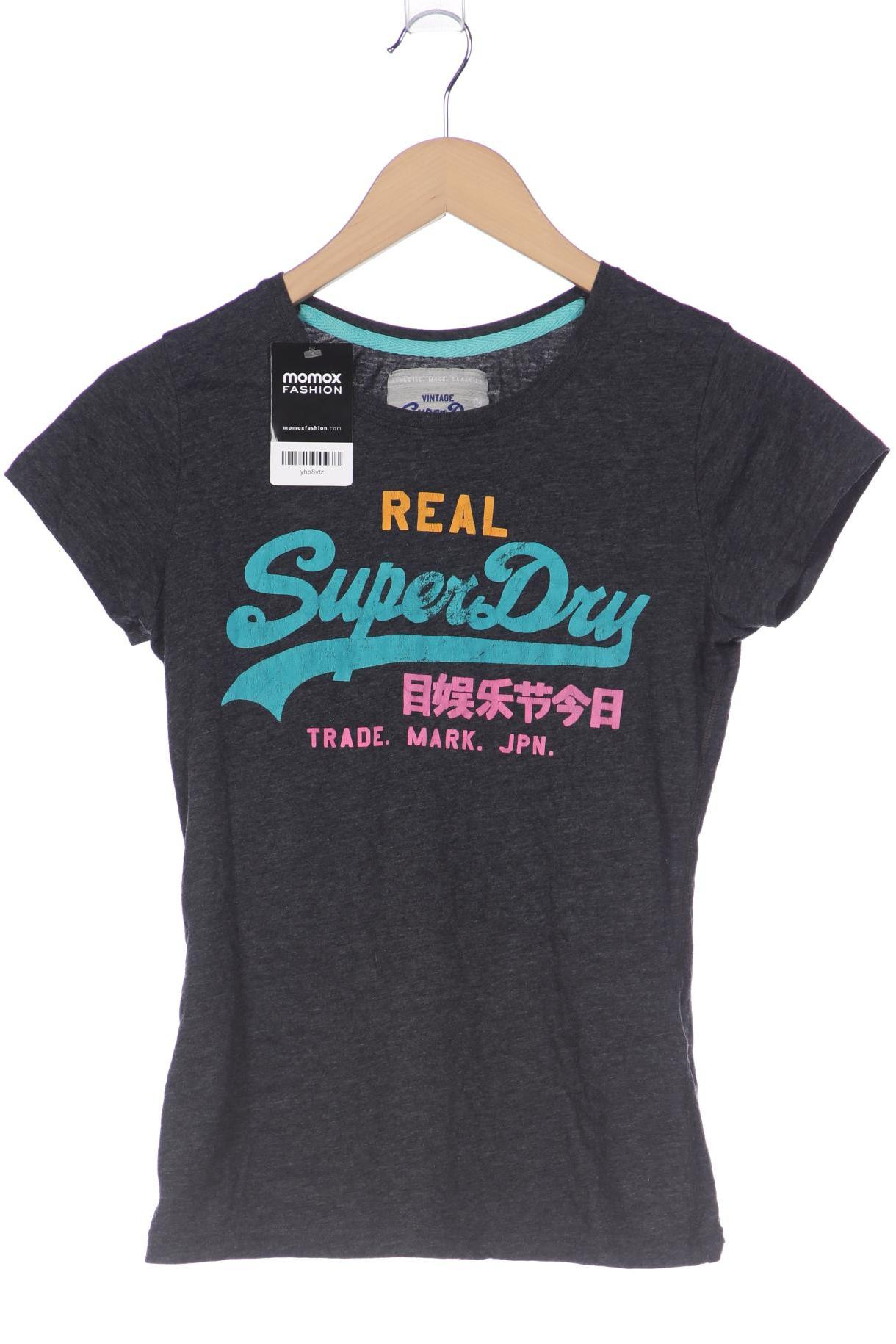 

Superdry Damen T-Shirt, grau, Gr. 34