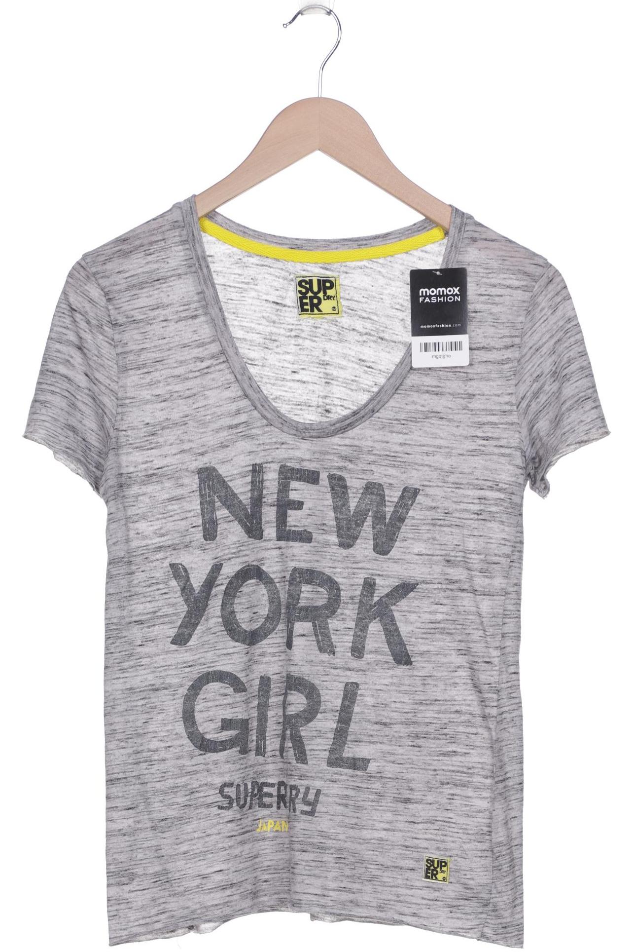 

Superdry Damen T-Shirt, grau, Gr. 38