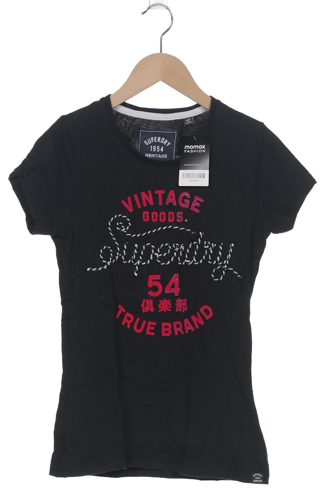 

Superdry Damen T-Shirt, schwarz, Gr. 38