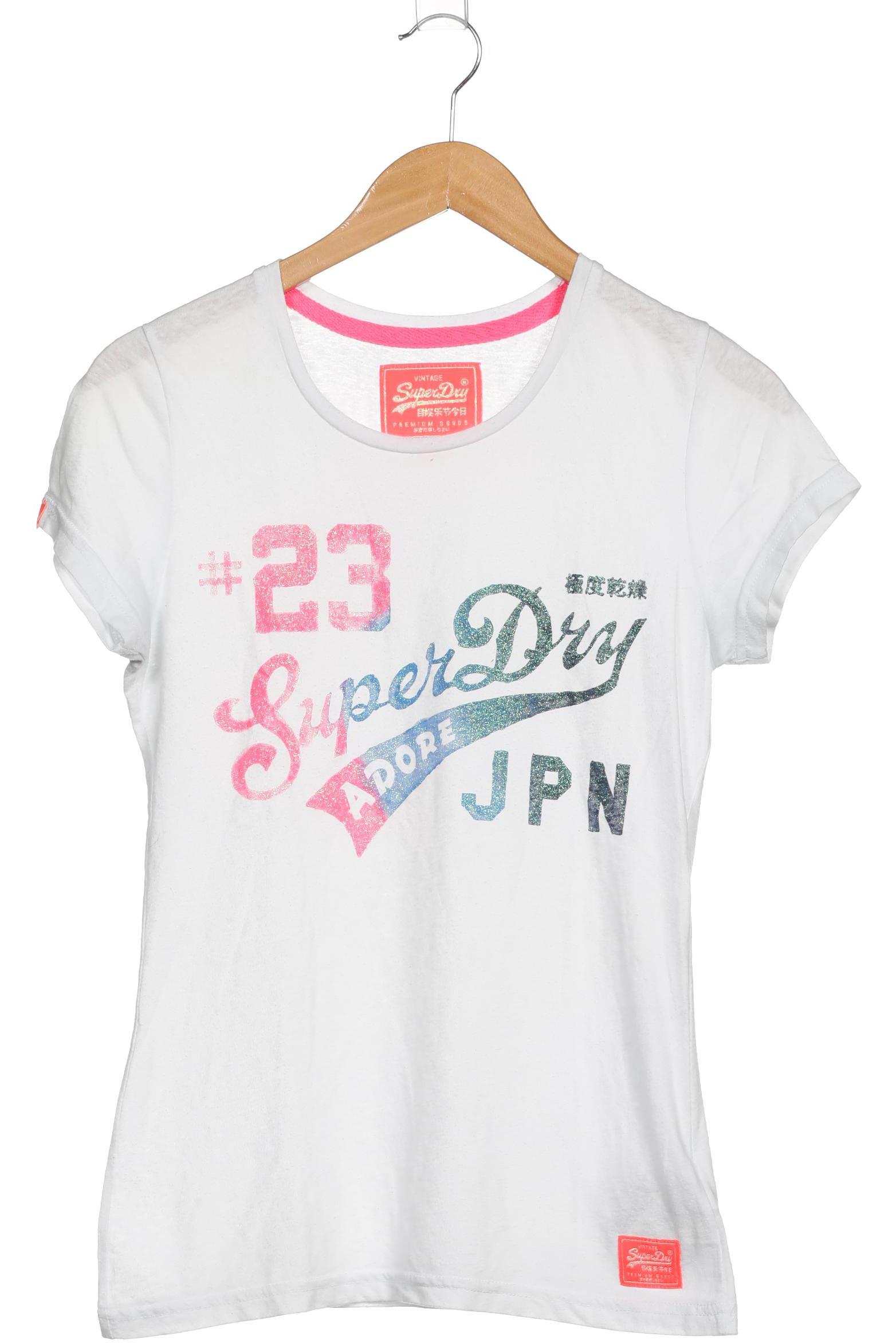 

Superdry Damen T-Shirt, weiß, Gr. 38