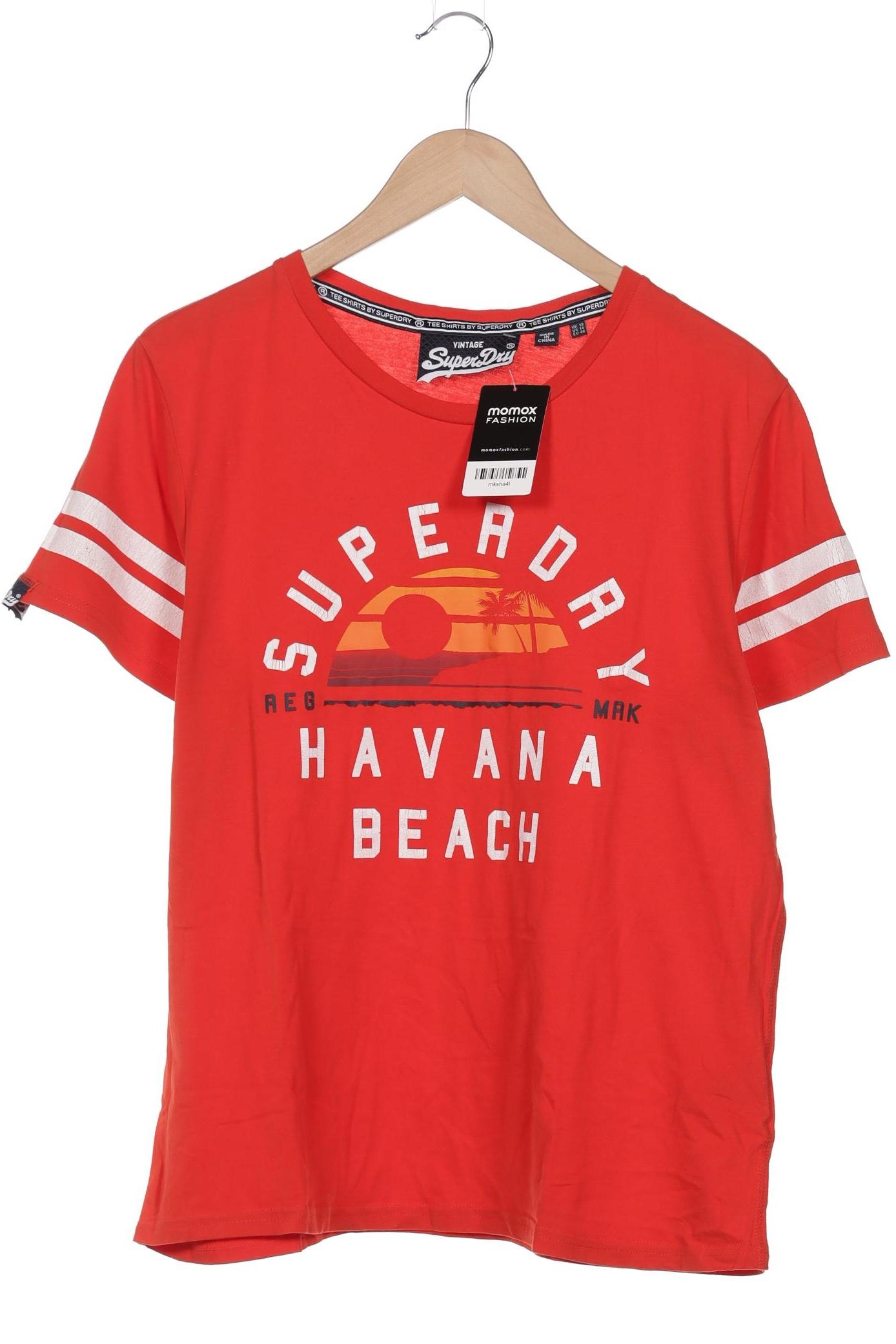 

Superdry Damen T-Shirt, rot, Gr. 46