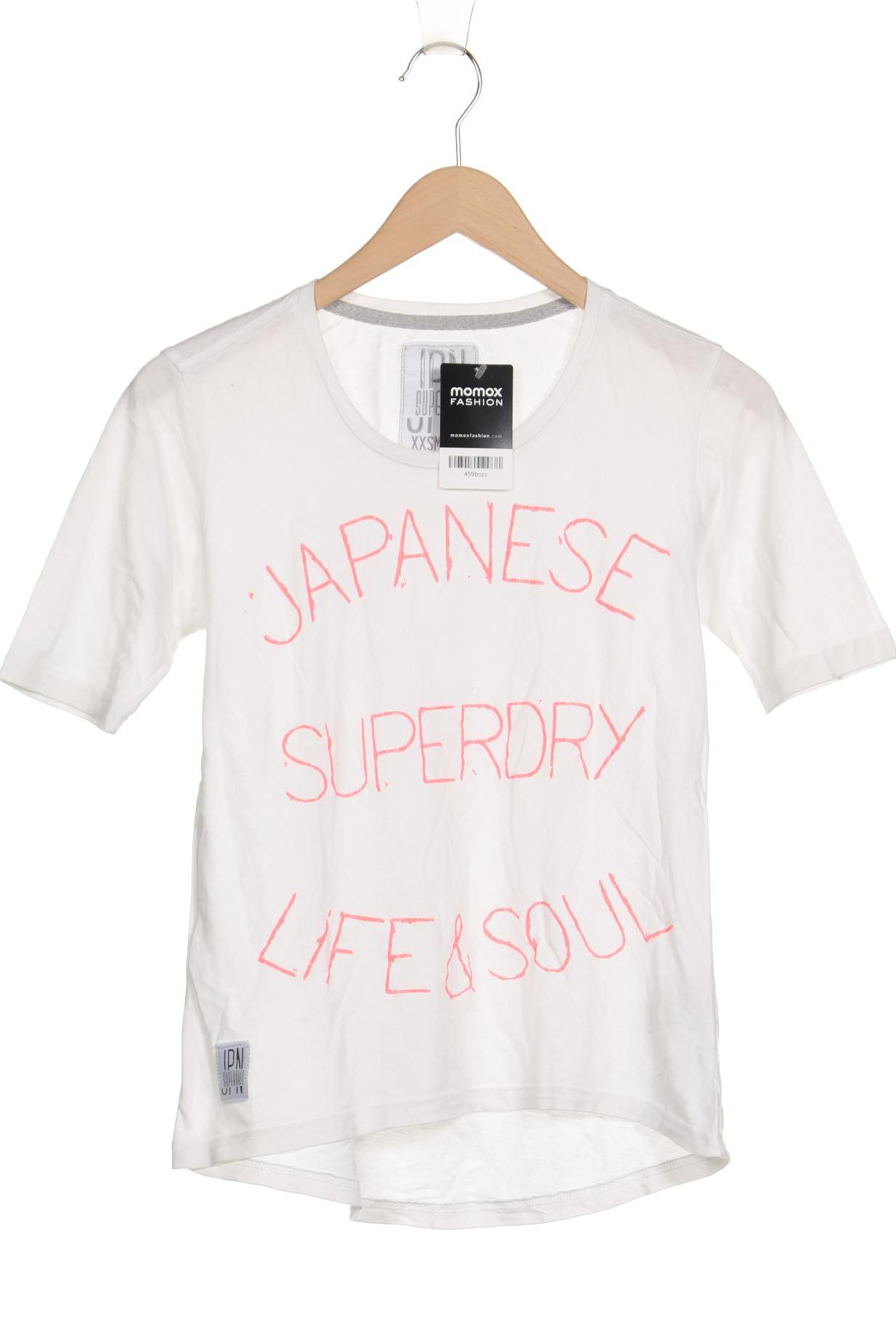 

Superdry Damen T-Shirt, weiß, Gr. 32