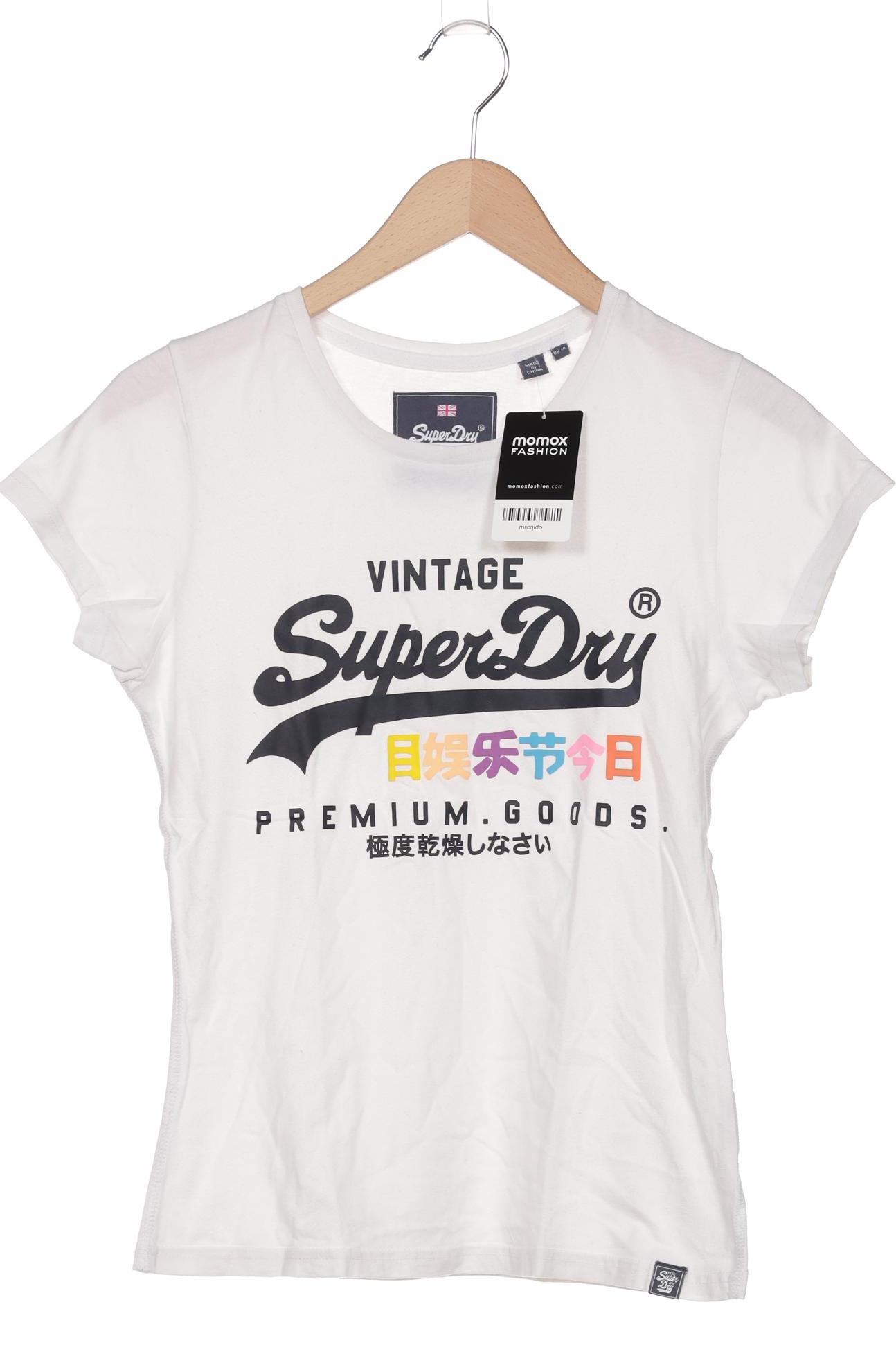 

Superdry Damen T-Shirt, weiß, Gr. 38