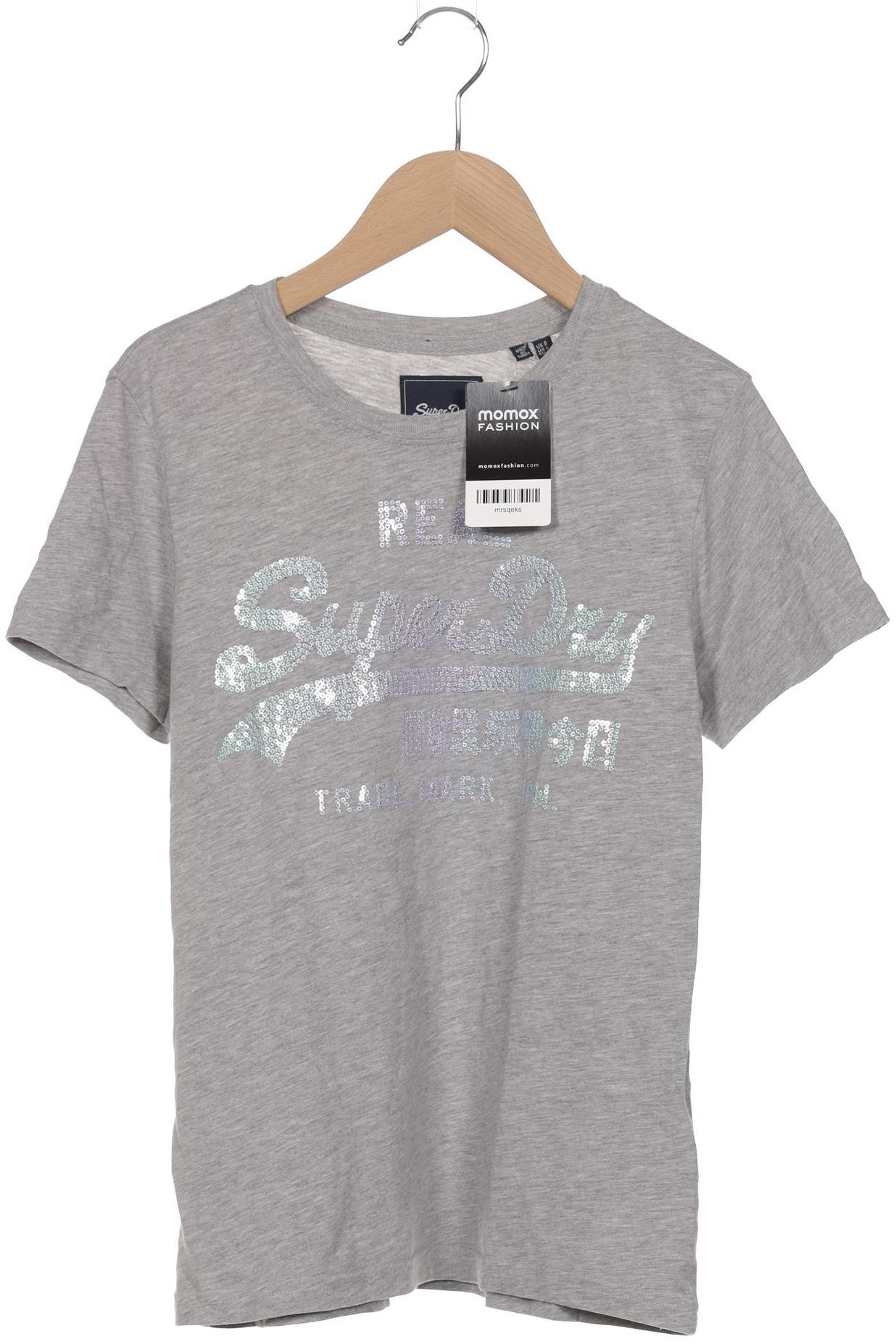 

Superdry Damen T-Shirt, grau, Gr. 36