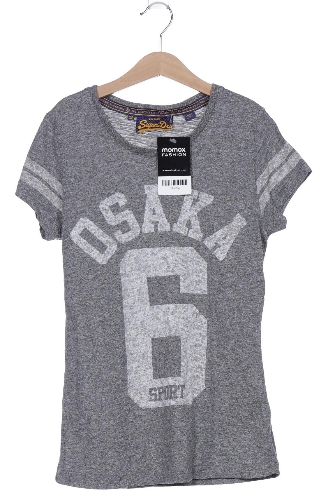 

Superdry Damen T-Shirt, grau, Gr. 36