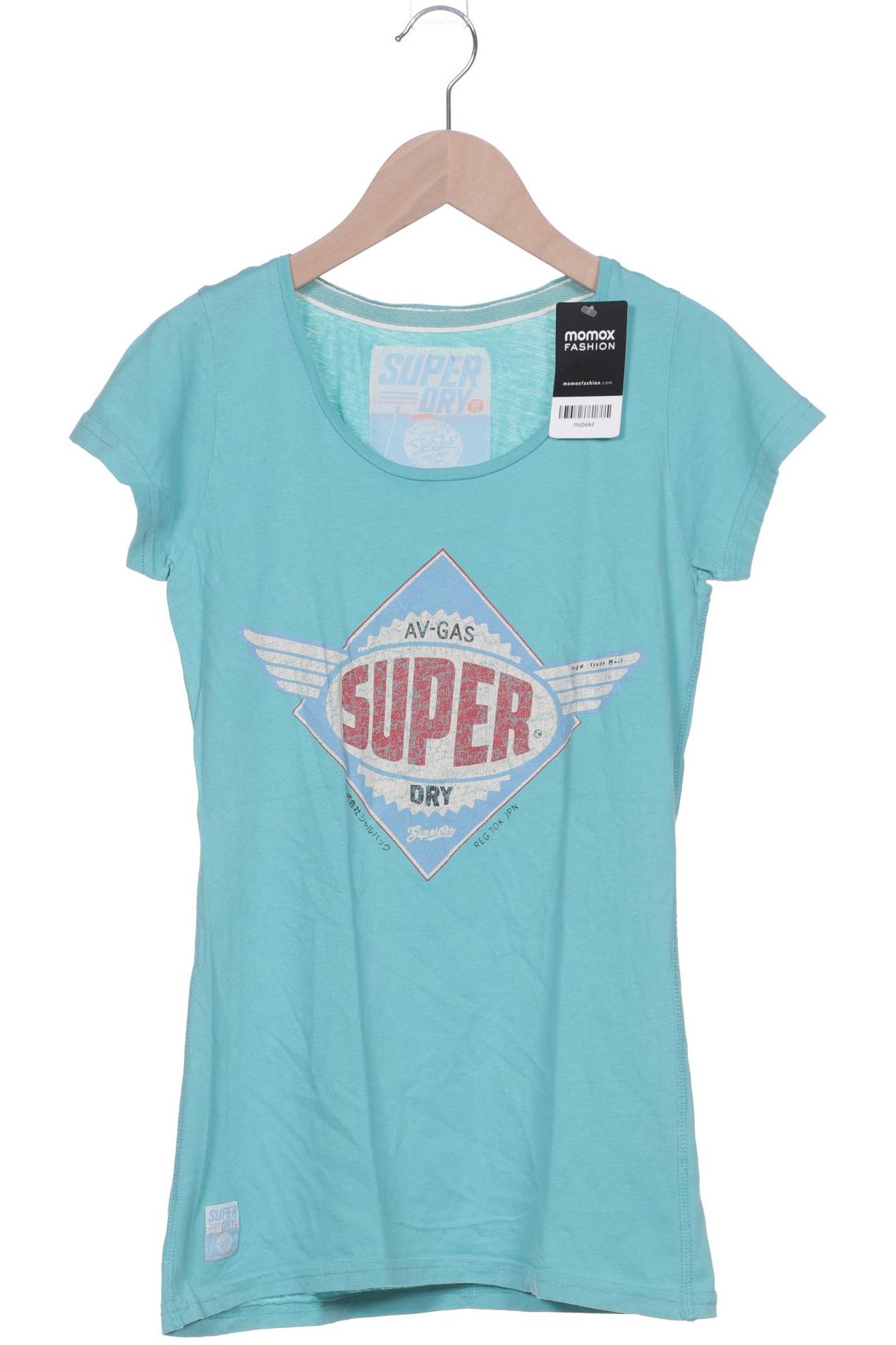 

Superdry Damen T-Shirt, türkis, Gr. 36