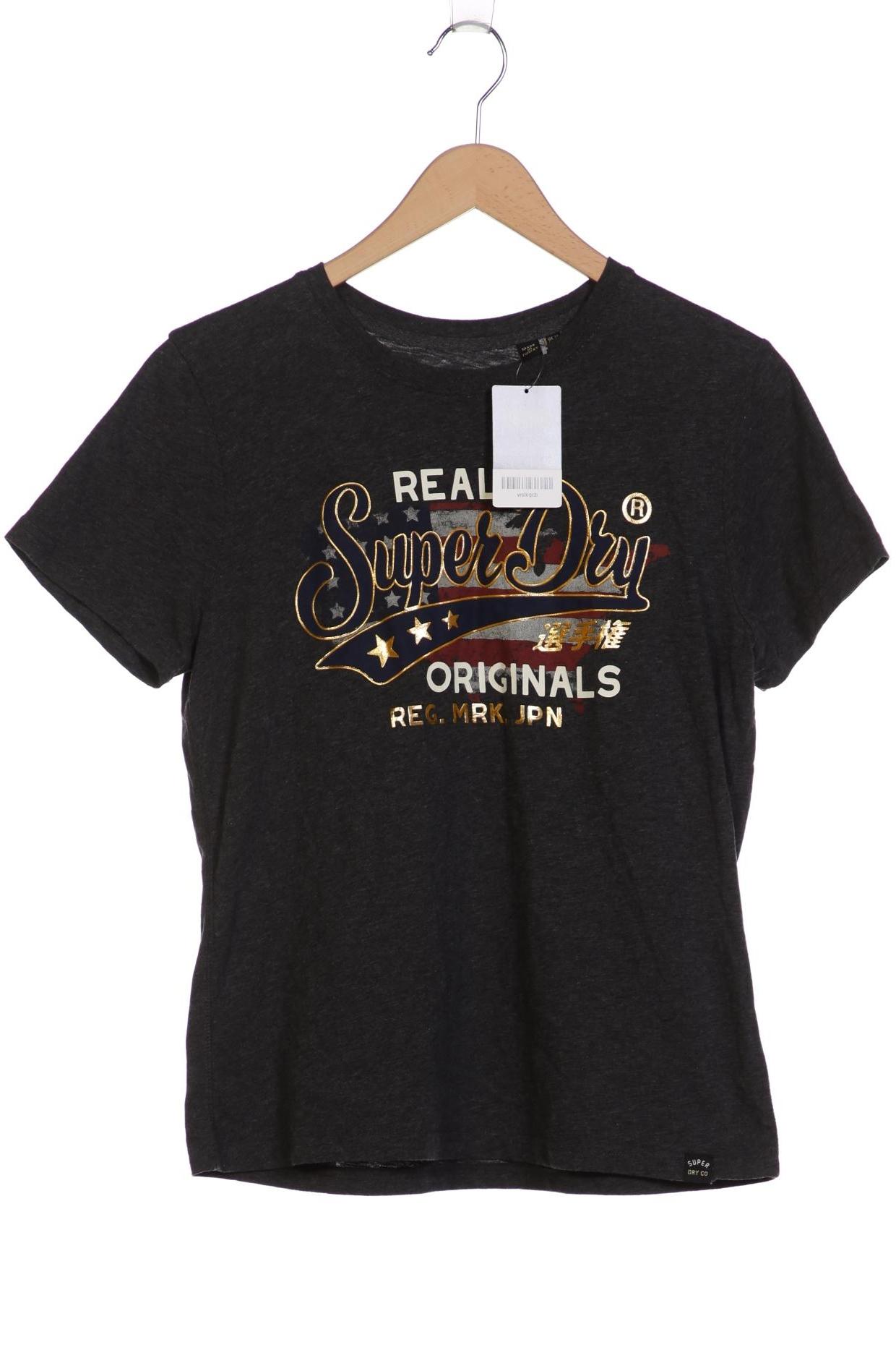 

Superdry Damen T-Shirt, grau, Gr. 42