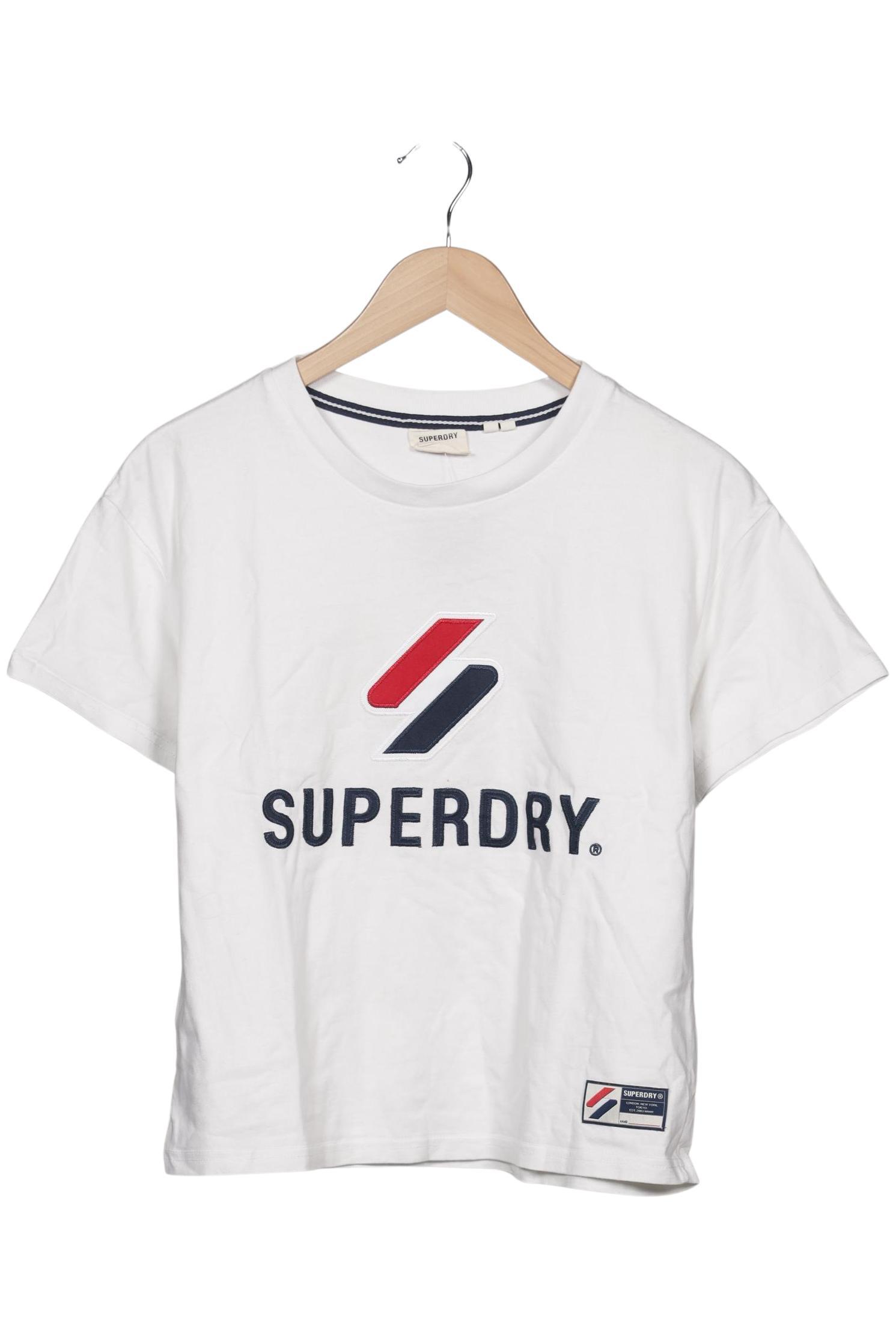 

Superdry Damen T-Shirt, weiß, Gr. 40