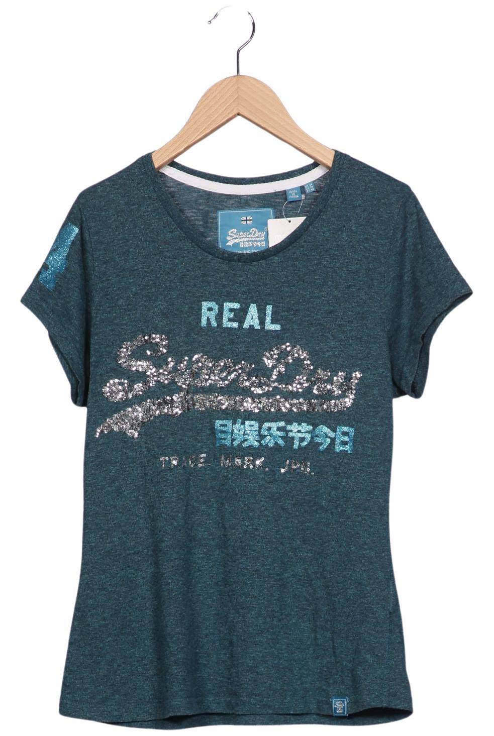 

Superdry Damen T-Shirt, türkis, Gr. 42