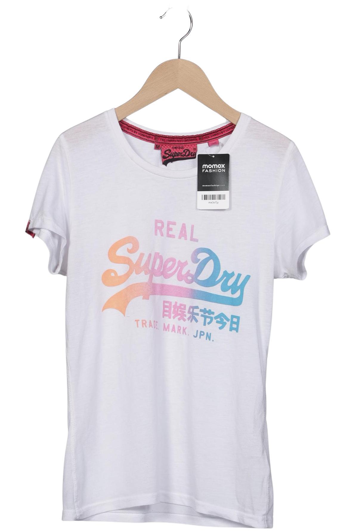 

Superdry Damen T-Shirt, weiß, Gr. 38