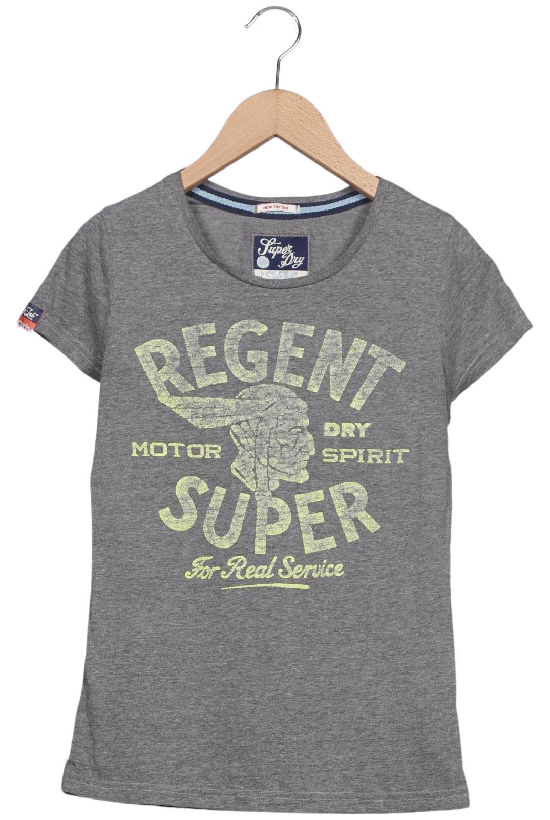 

Superdry Damen T-Shirt, grau, Gr. 36