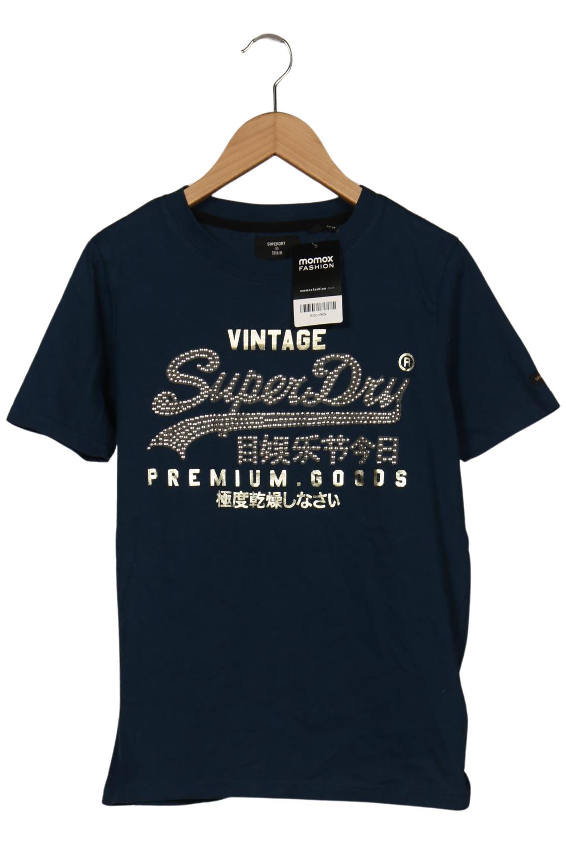 

Superdry Damen T-Shirt, marineblau, Gr. 38