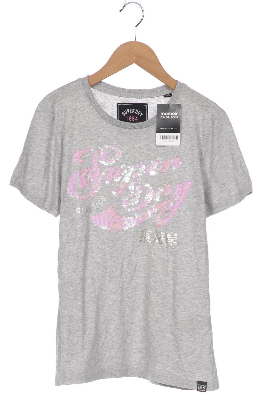

Superdry Damen T-Shirt, grau, Gr. 40