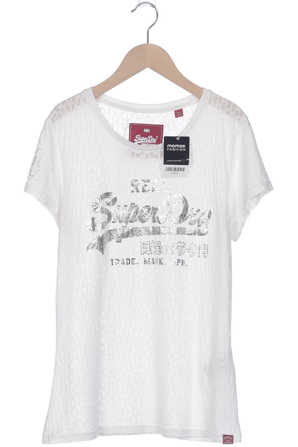 

Superdry Damen T-Shirt, cremeweiß, Gr. 44