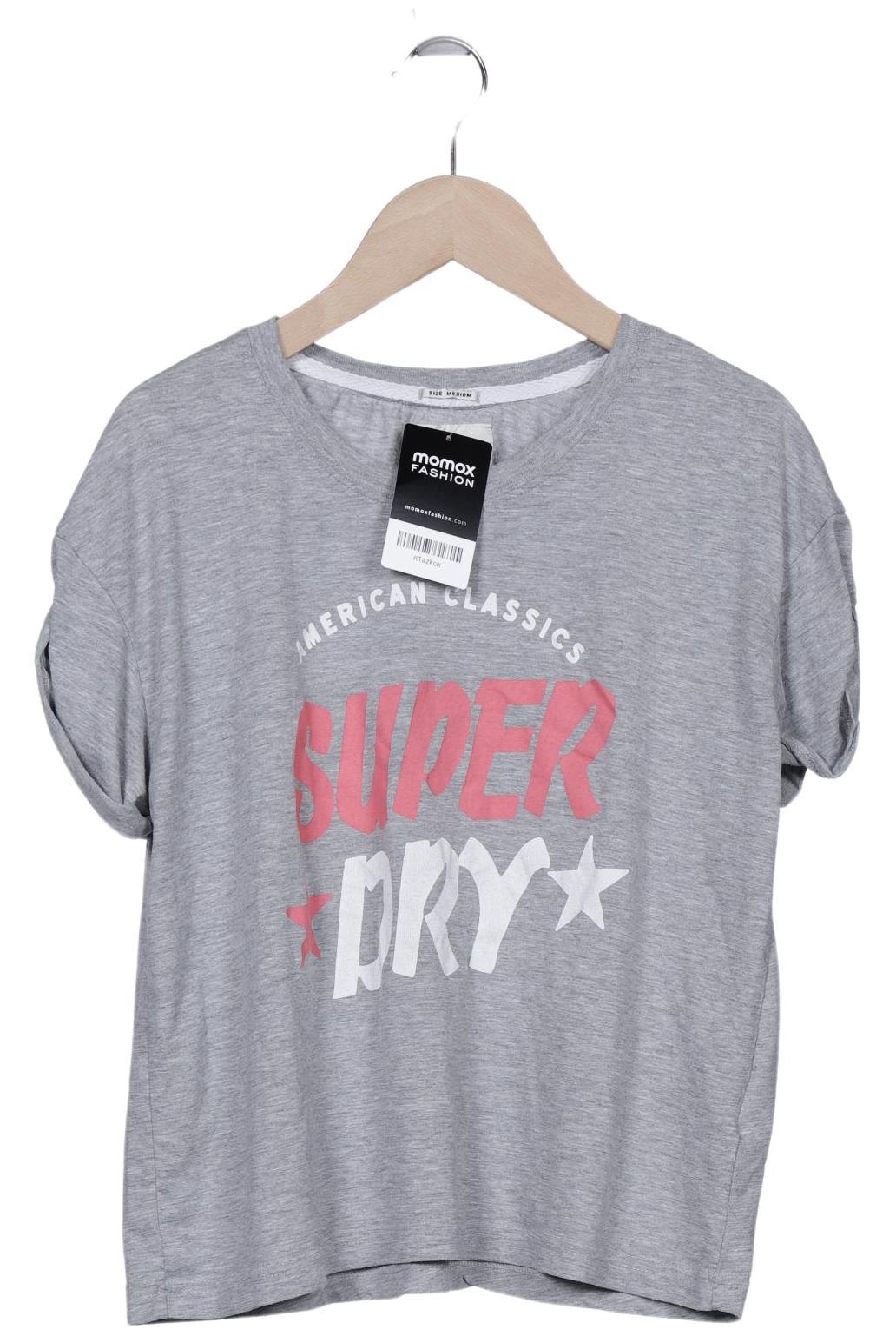 

Superdry Damen T-Shirt, grau, Gr. 38