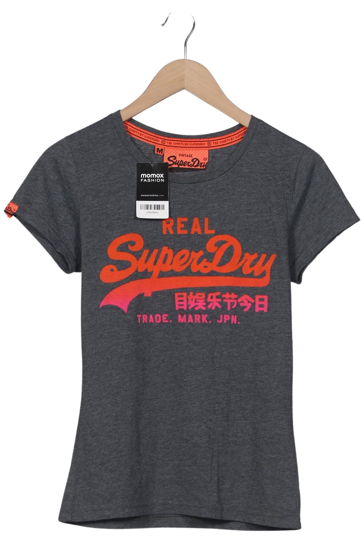 

Superdry Damen T-Shirt, grau, Gr. 38