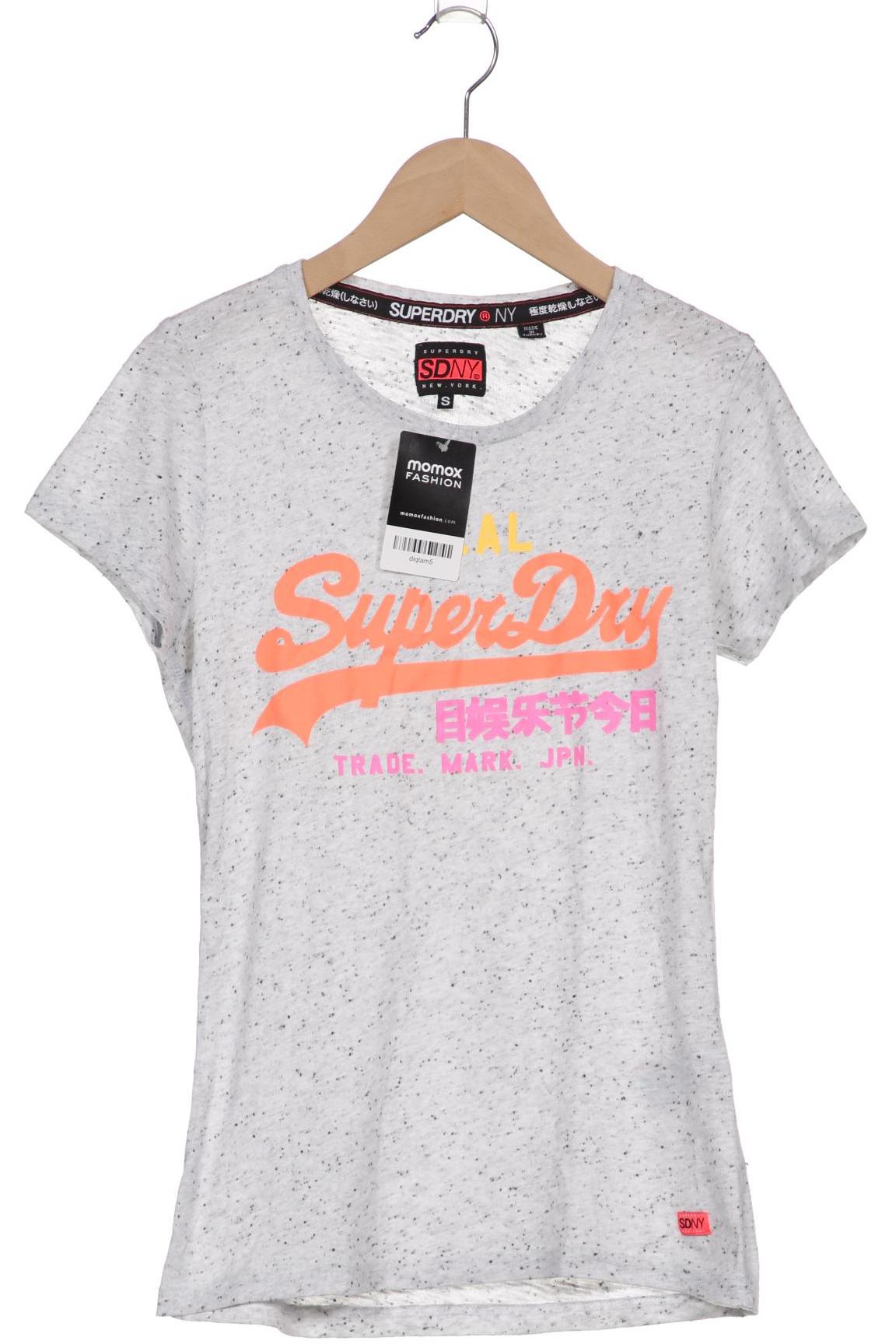

Superdry Damen T-Shirt, grau, Gr. 36