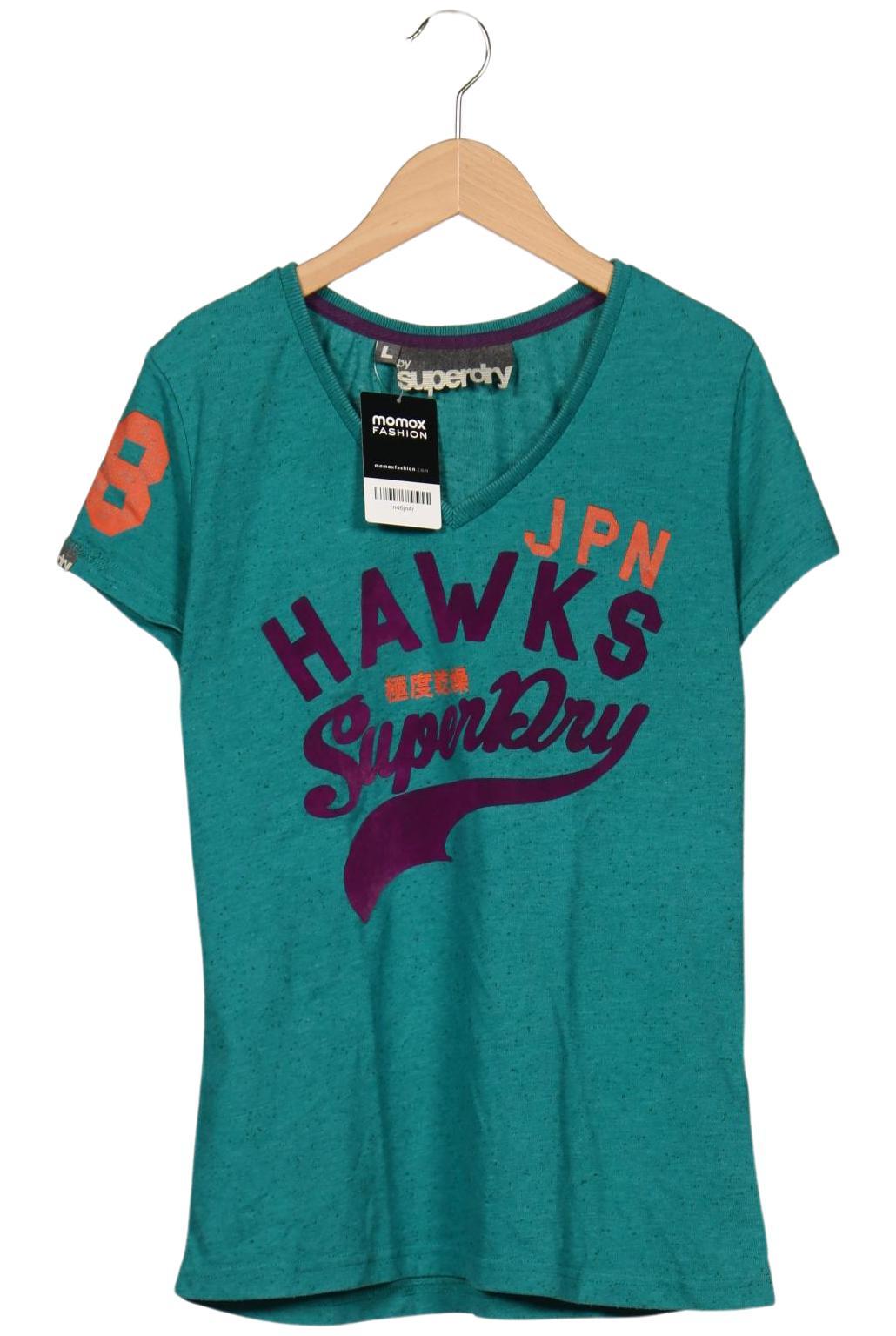 

Superdry Damen T-Shirt, türkis, Gr. 42