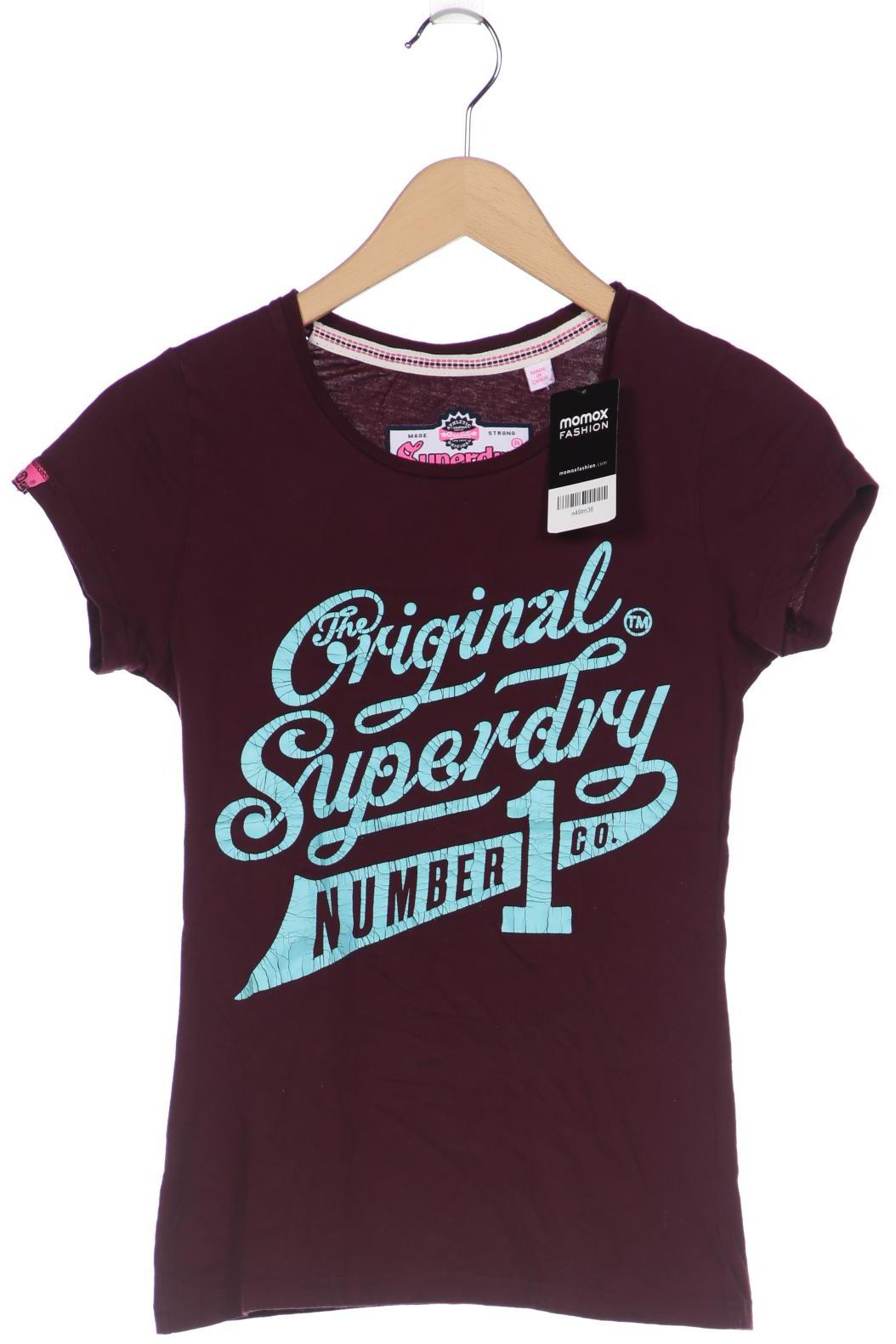 

Superdry Damen T-Shirt, bordeaux