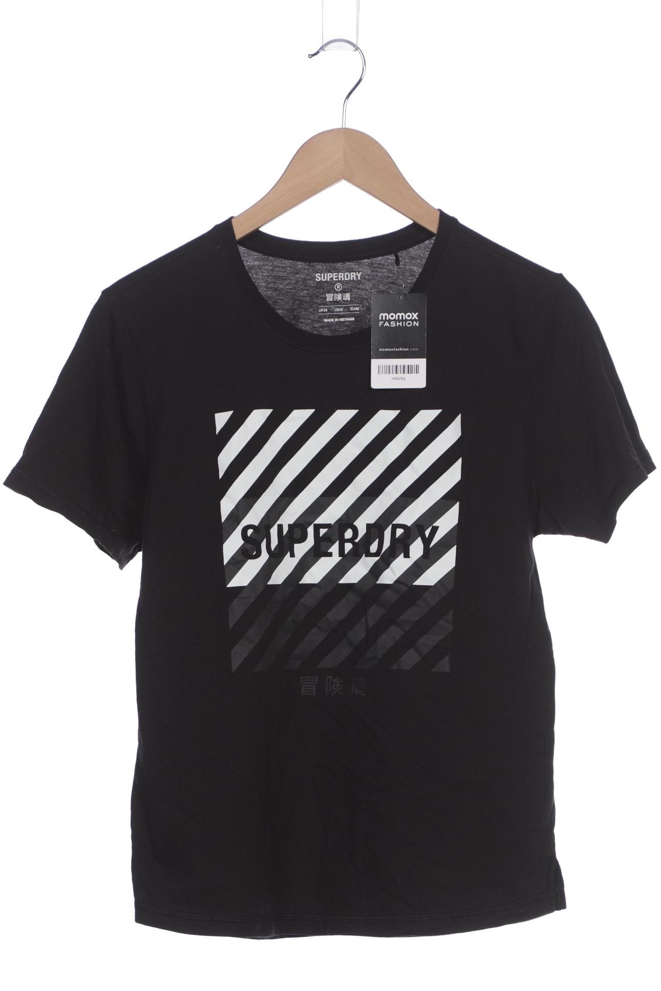 

Superdry Damen T-Shirt, schwarz, Gr. 42