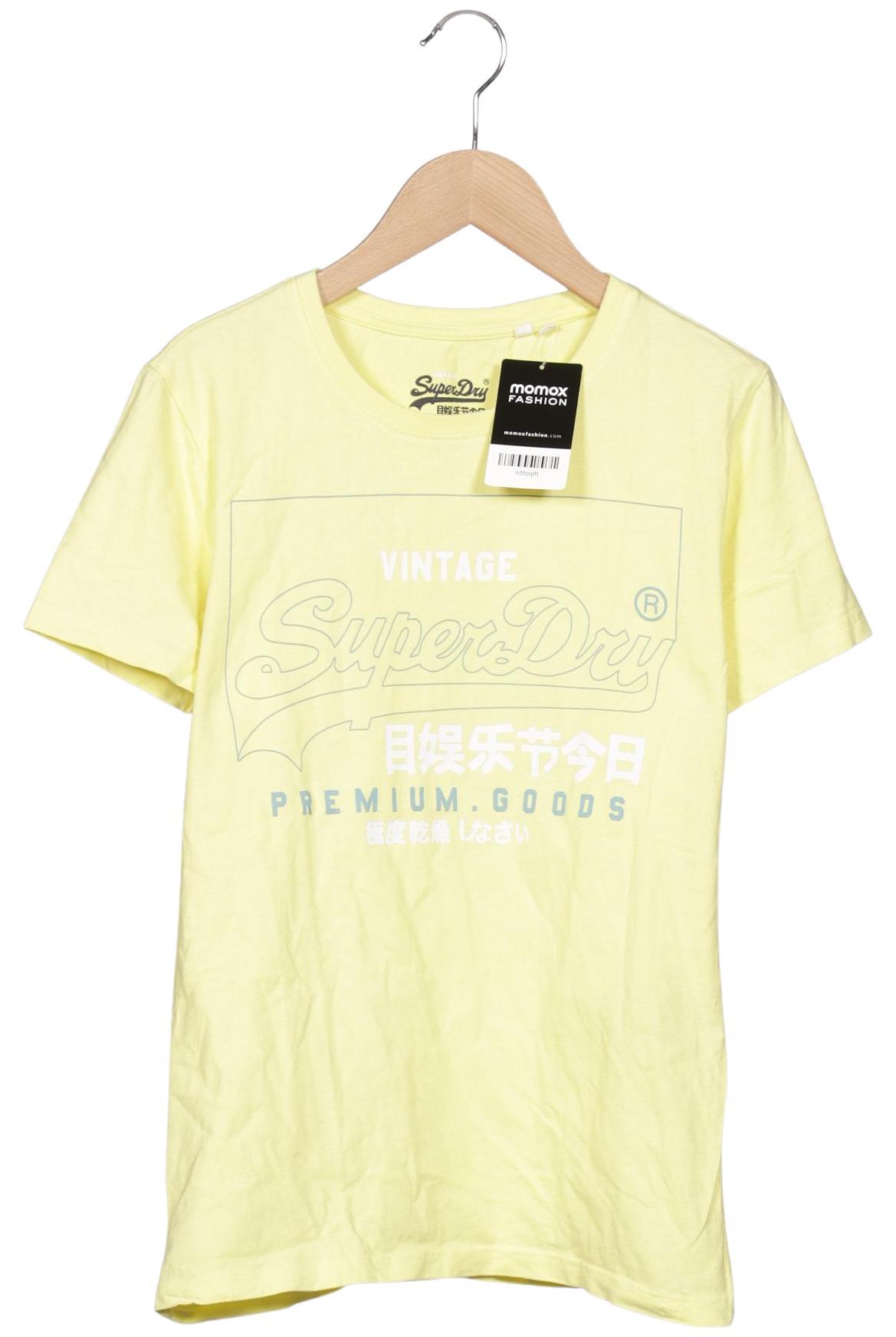 

Superdry Damen T-Shirt, gelb, Gr. 38