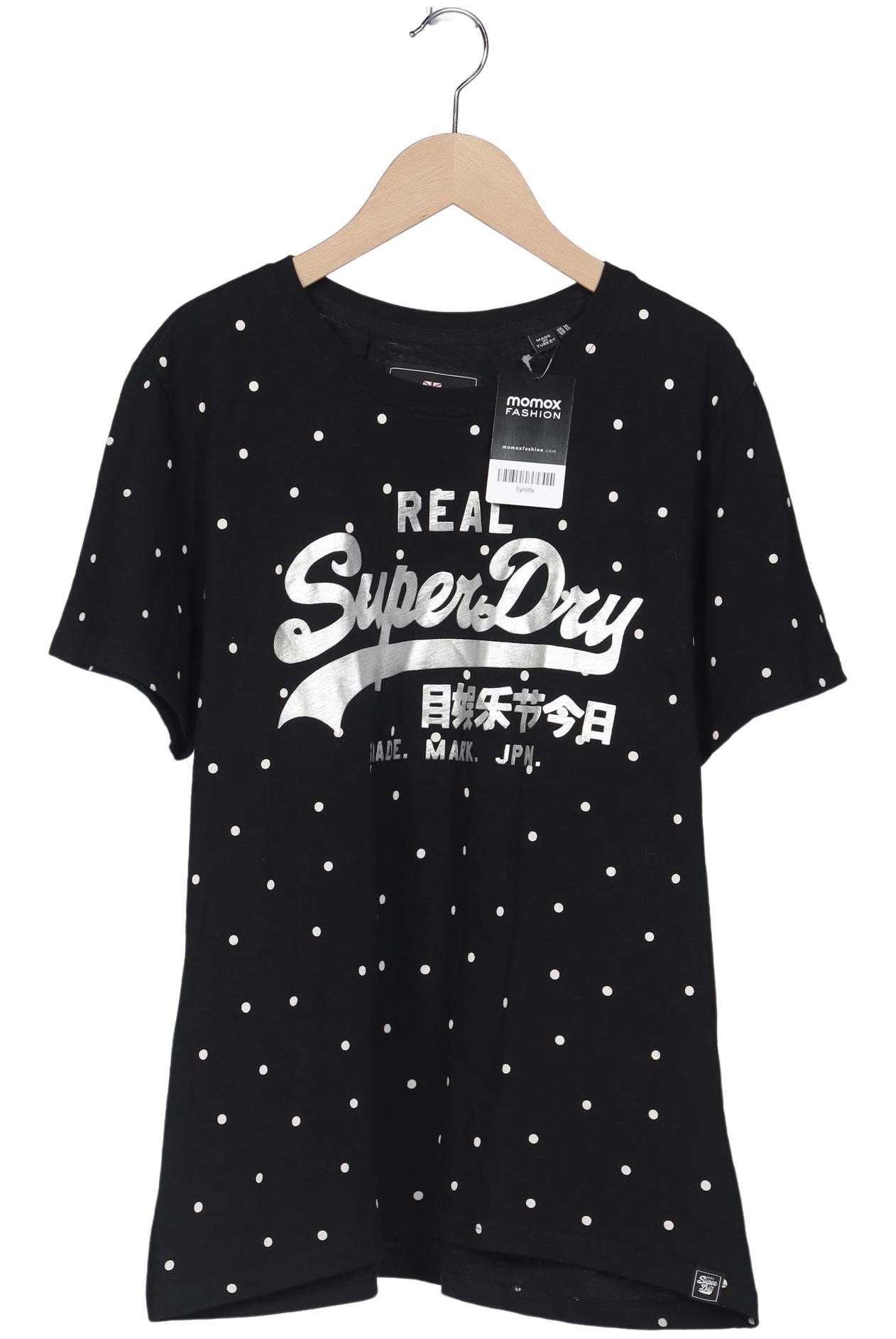 

Superdry Damen T-Shirt, schwarz, Gr. 44