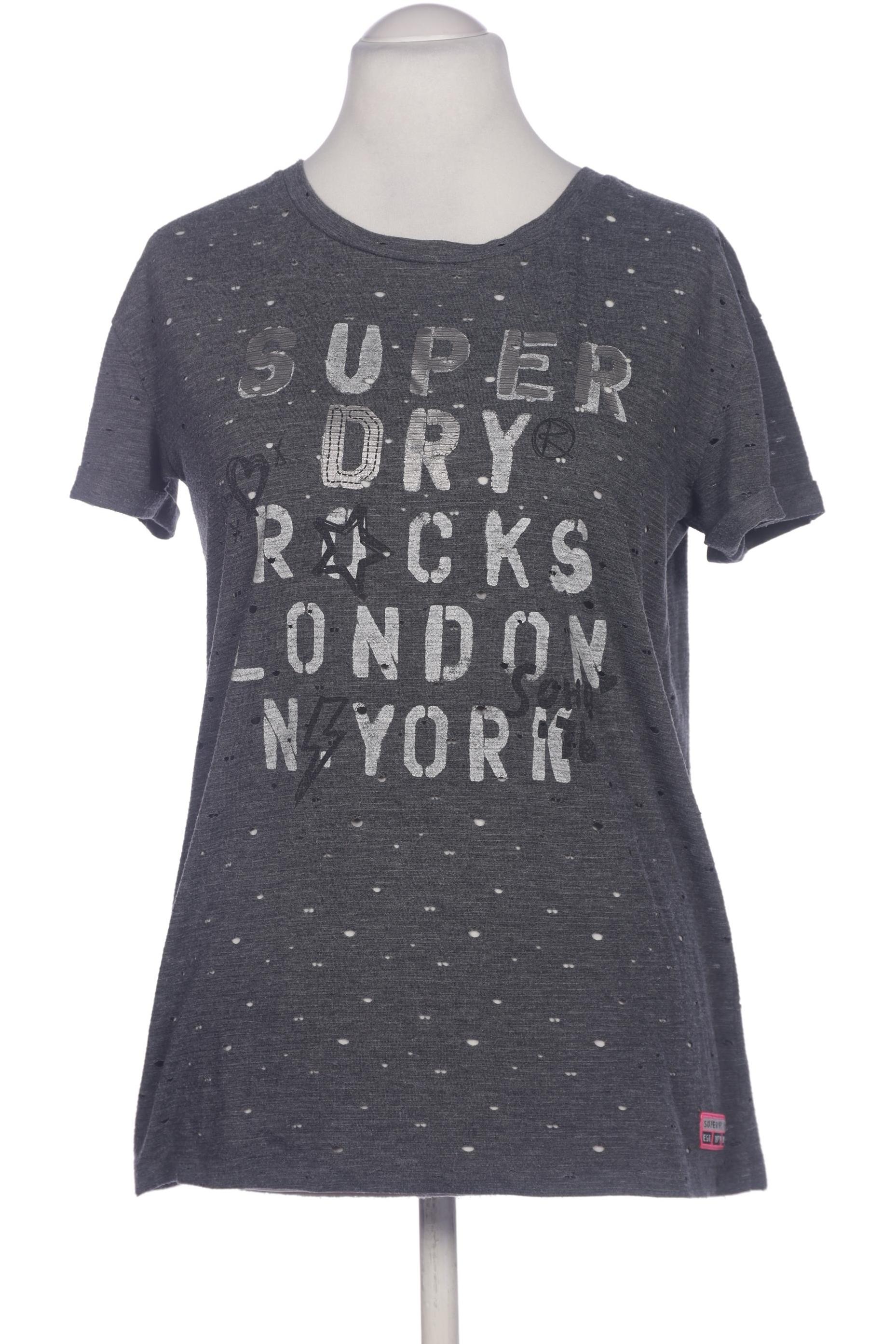 

Superdry Damen T-Shirt, grau, Gr. 38
