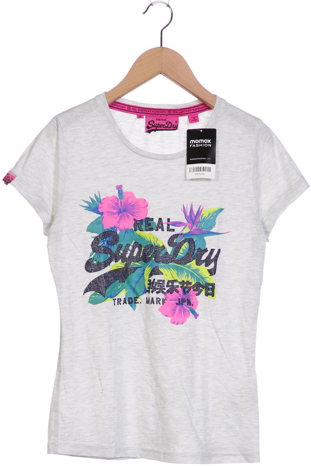 

Superdry Damen T-Shirt, grau, Gr. 36