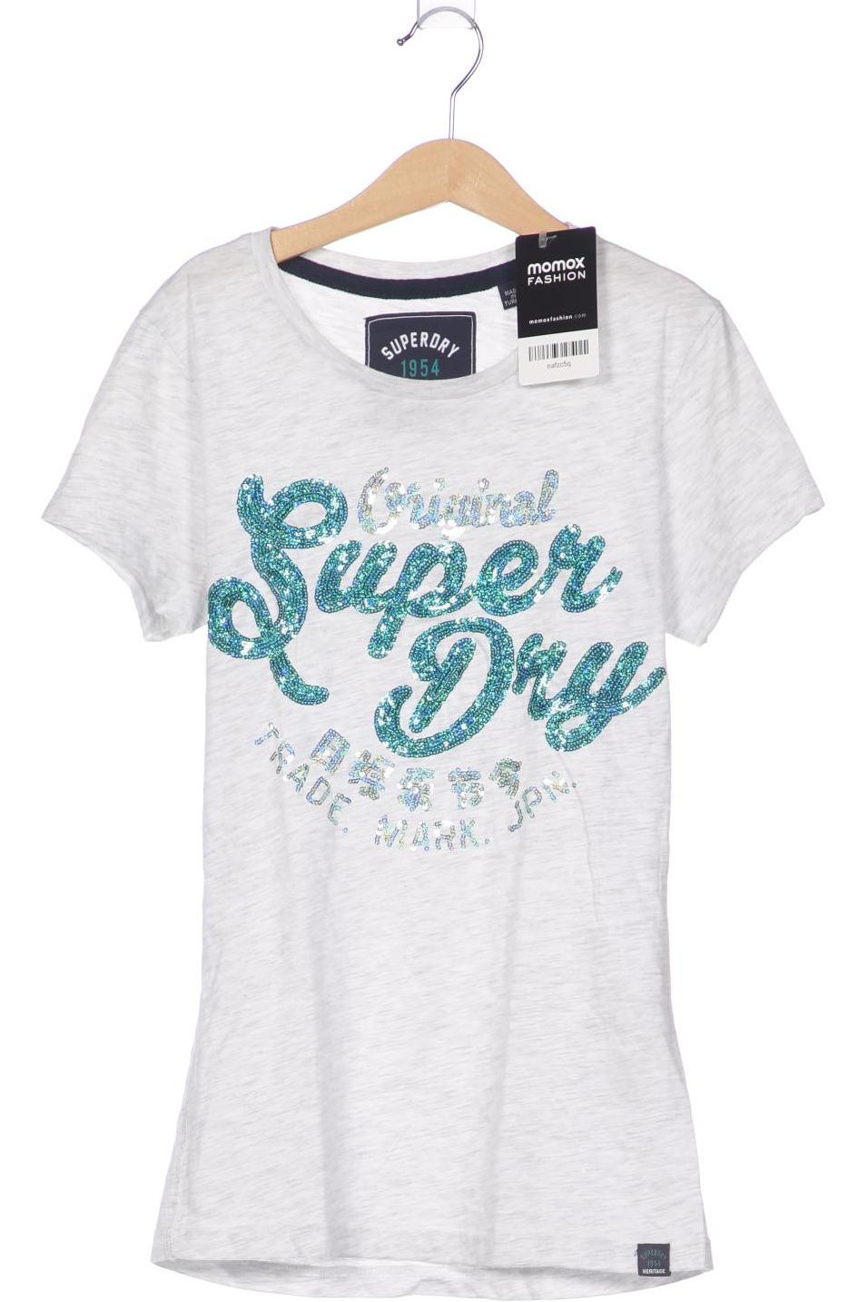 

Superdry Damen T-Shirt, grau, Gr. 34