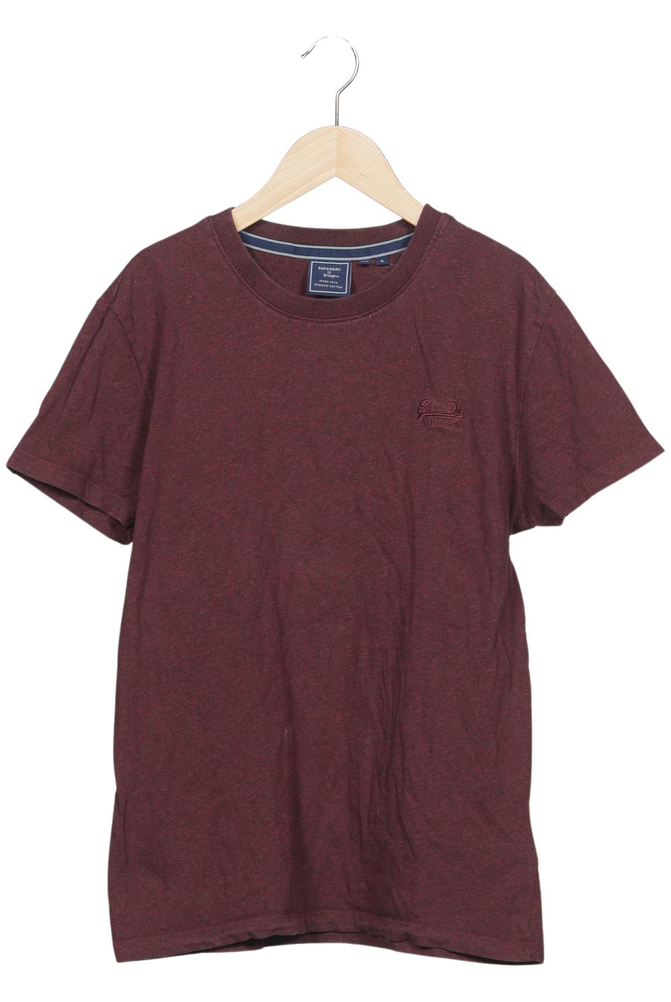 

Superdry Damen T-Shirt, bordeaux, Gr. 36