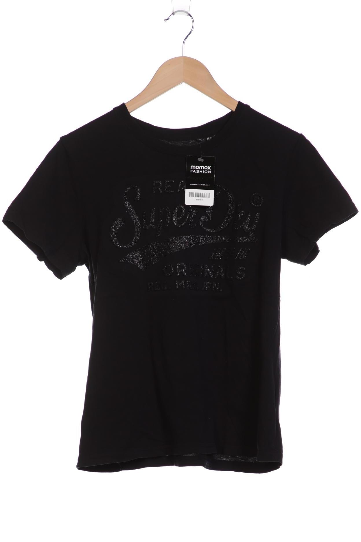 

Superdry Damen T-Shirt, schwarz, Gr. 42