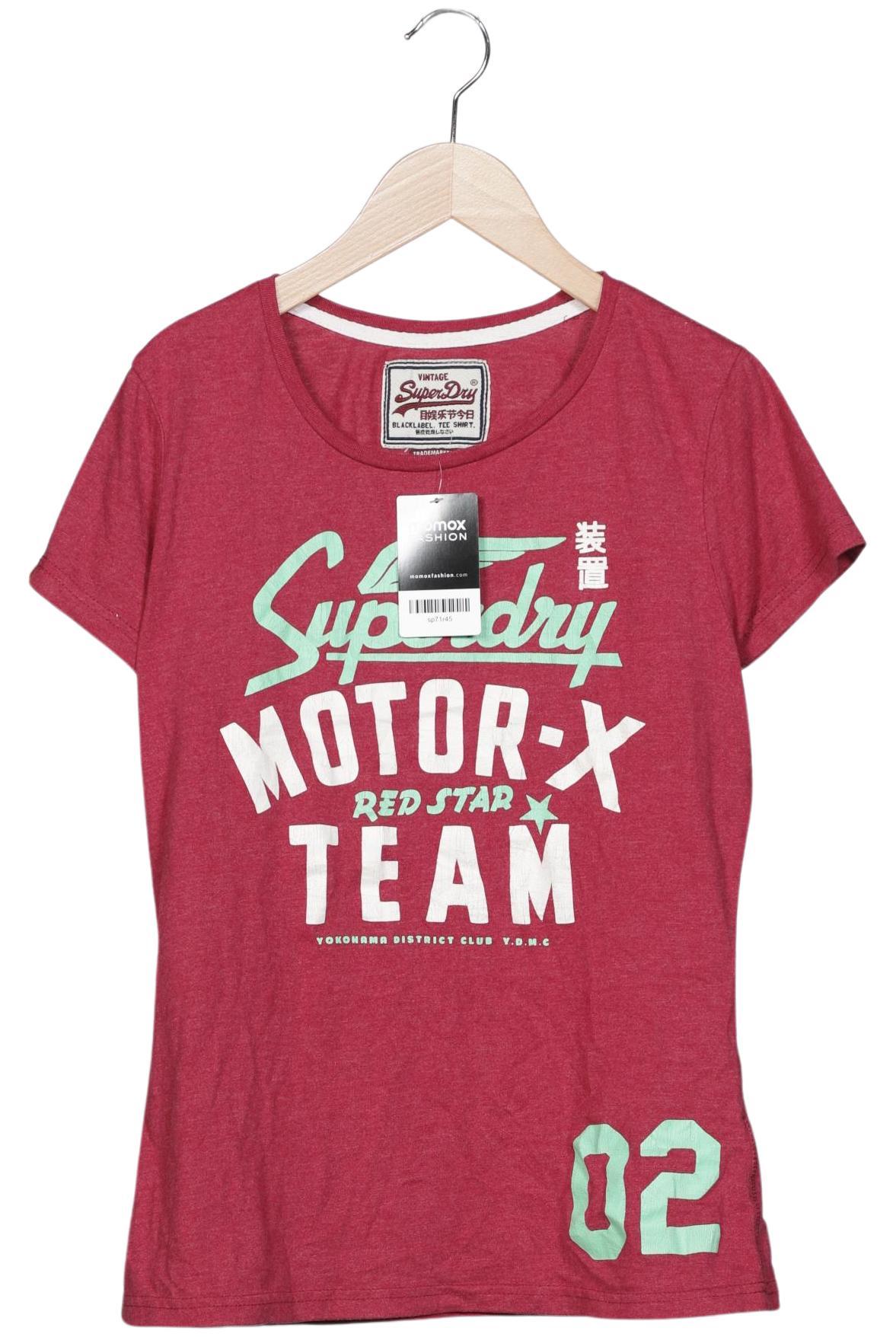 

Superdry Damen T-Shirt, bordeaux, Gr. 44