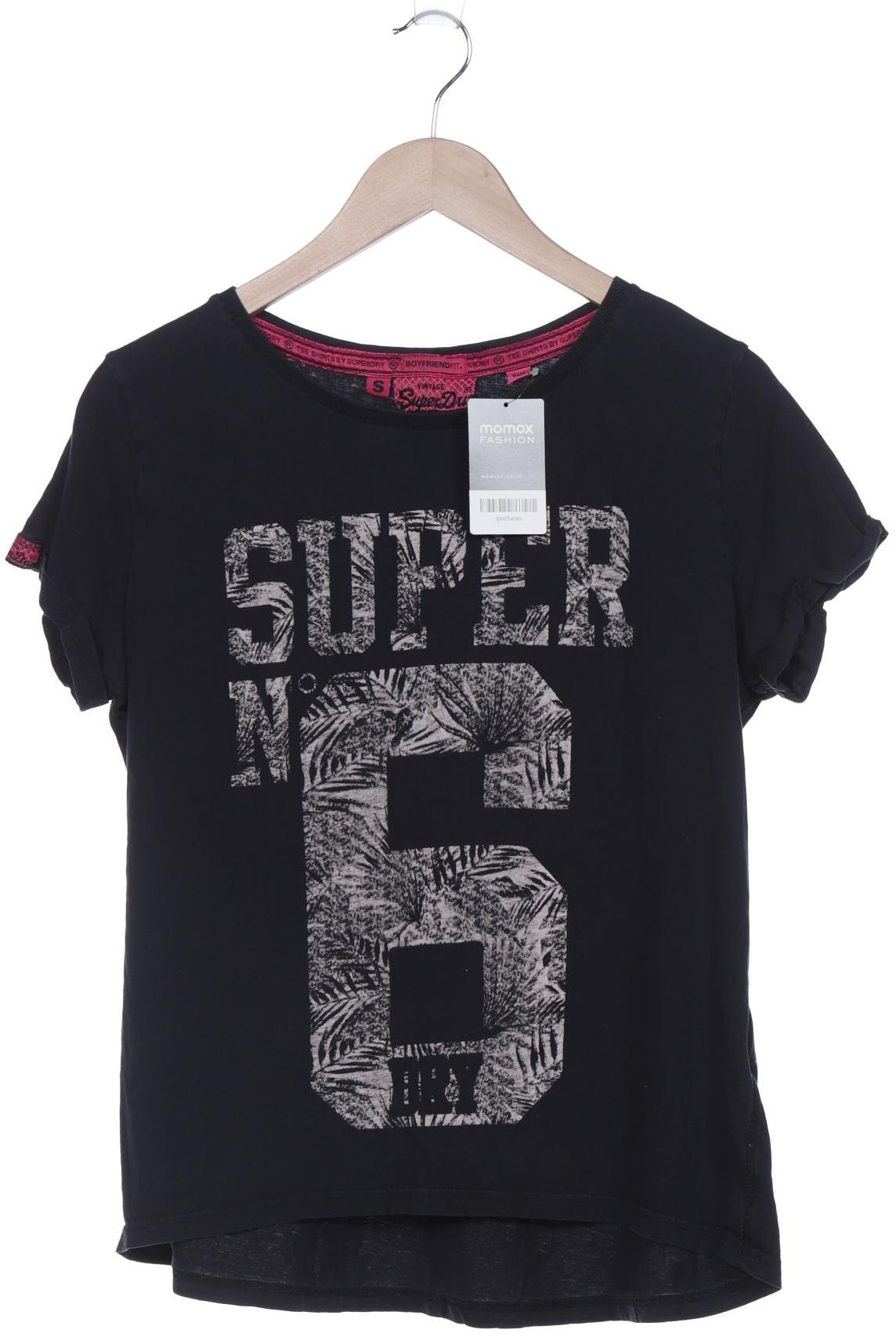 

Superdry Damen T-Shirt, schwarz, Gr. 36