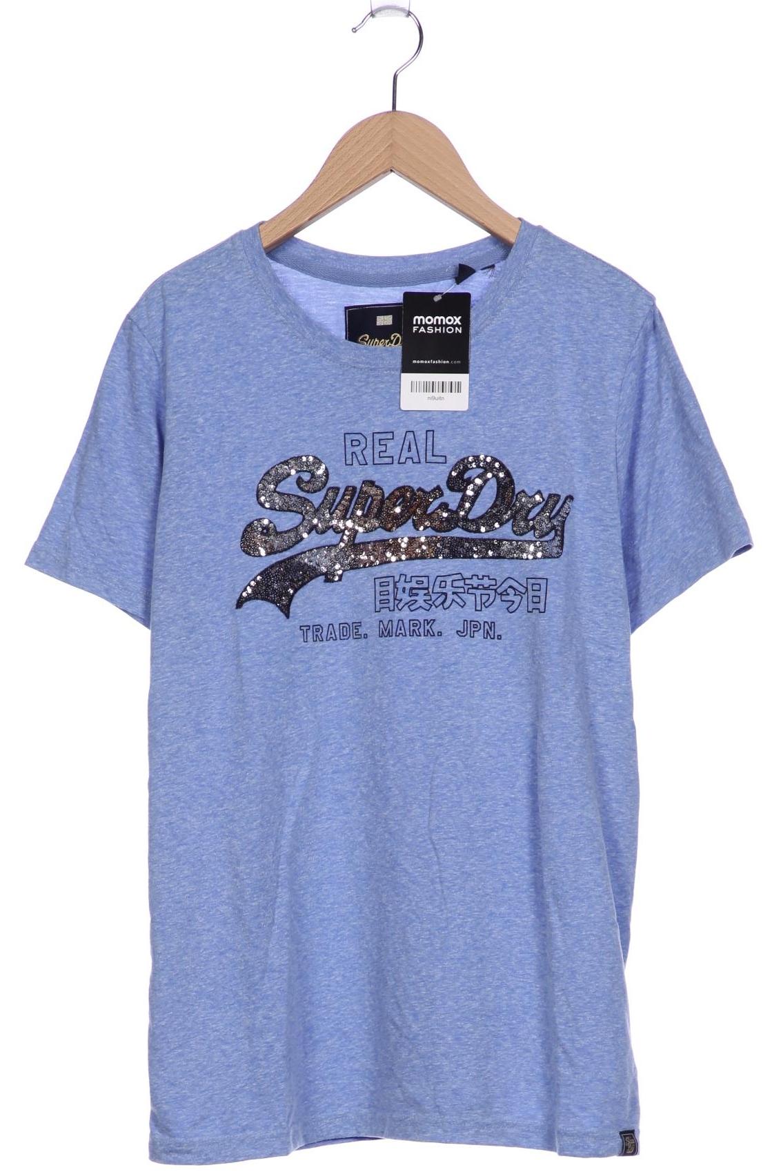 

Superdry Damen T-Shirt, blau, Gr. 38
