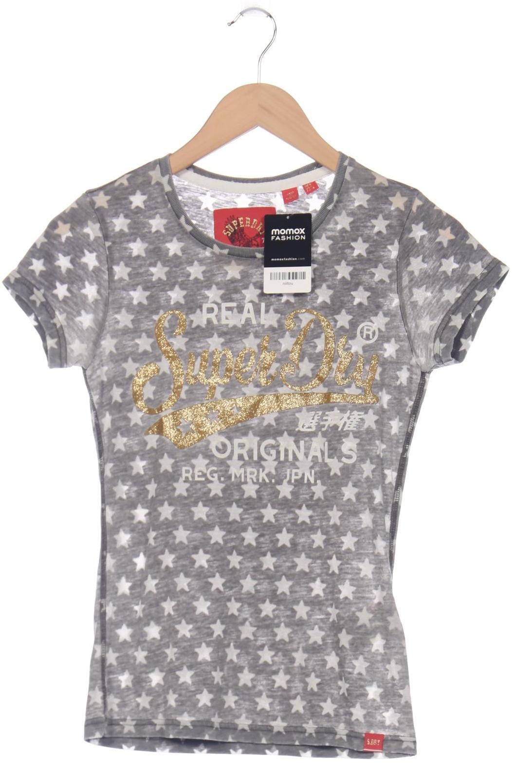 

Superdry Damen T-Shirt, grau, Gr. 36