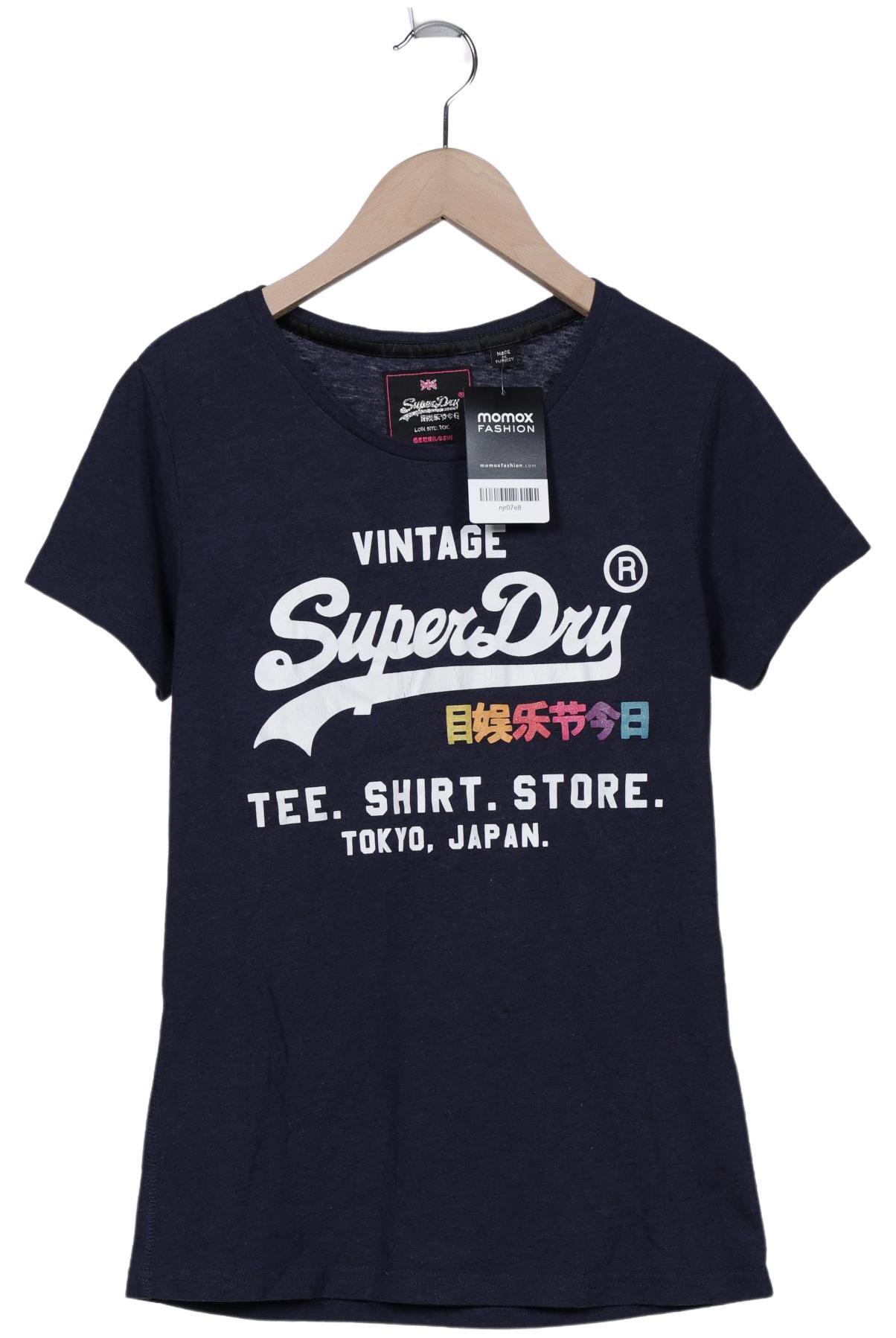 

Superdry Damen T-Shirt, marineblau, Gr. 38