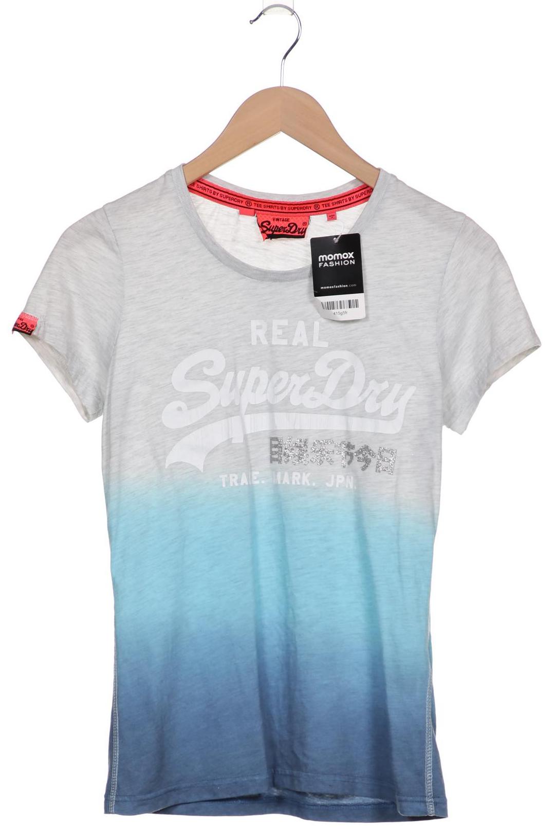 

Superdry Damen T-Shirt, blau, Gr. 38