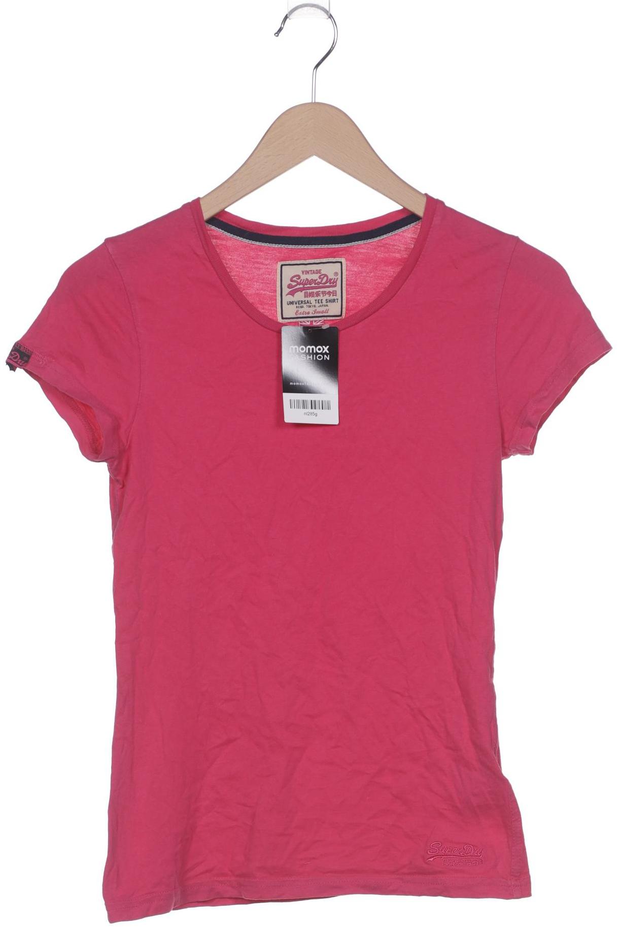 

Superdry Damen T-Shirt, pink, Gr. 34