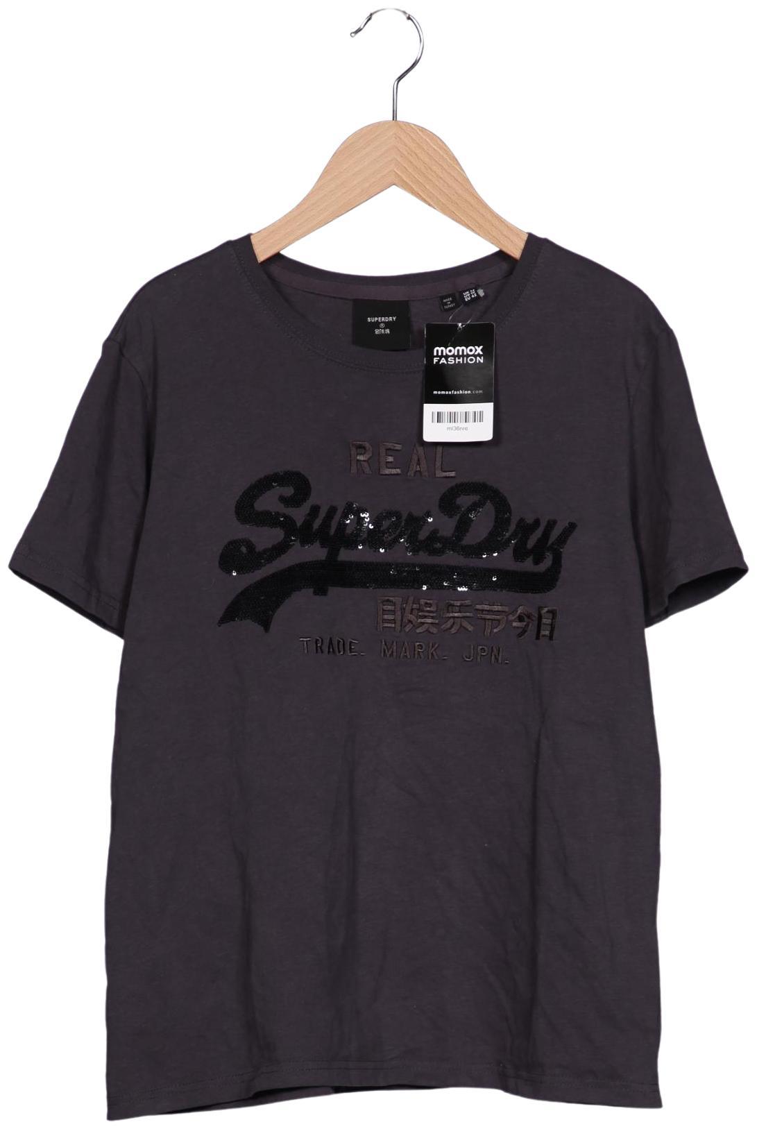 

Superdry Damen T-Shirt, grau, Gr. 42